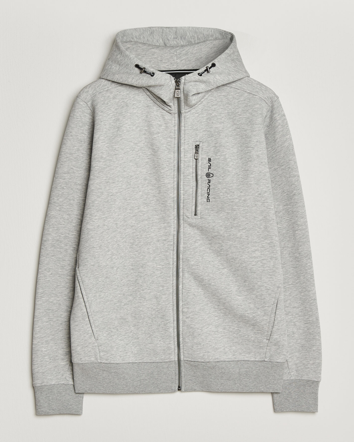 Homme | Pulls Et Tricots | Sail Racing | Bowman Full Zip Hoodie Grey Melnage