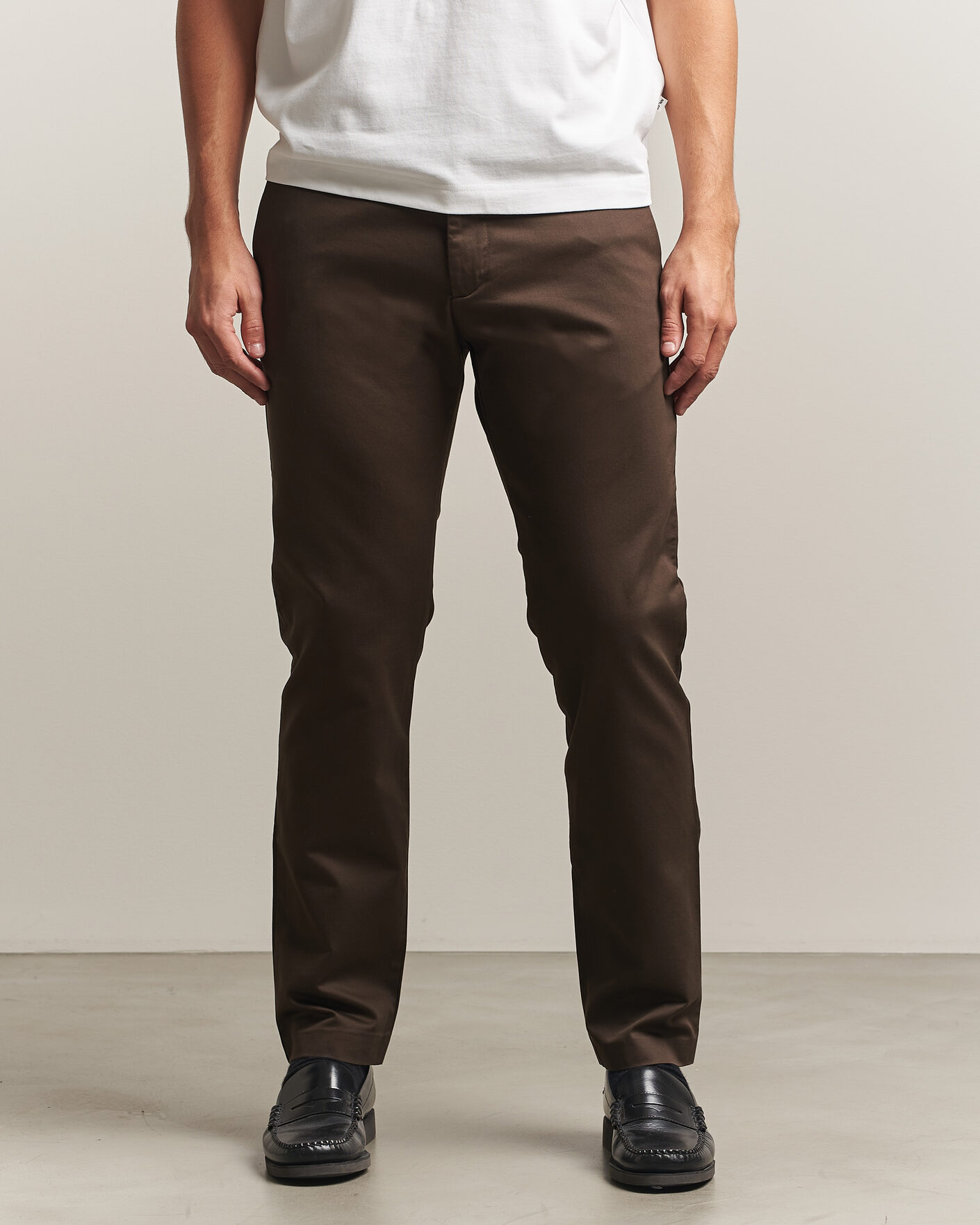 Heren | Broeken | NN07 | Theo Regular Fit Chinos Earthwood