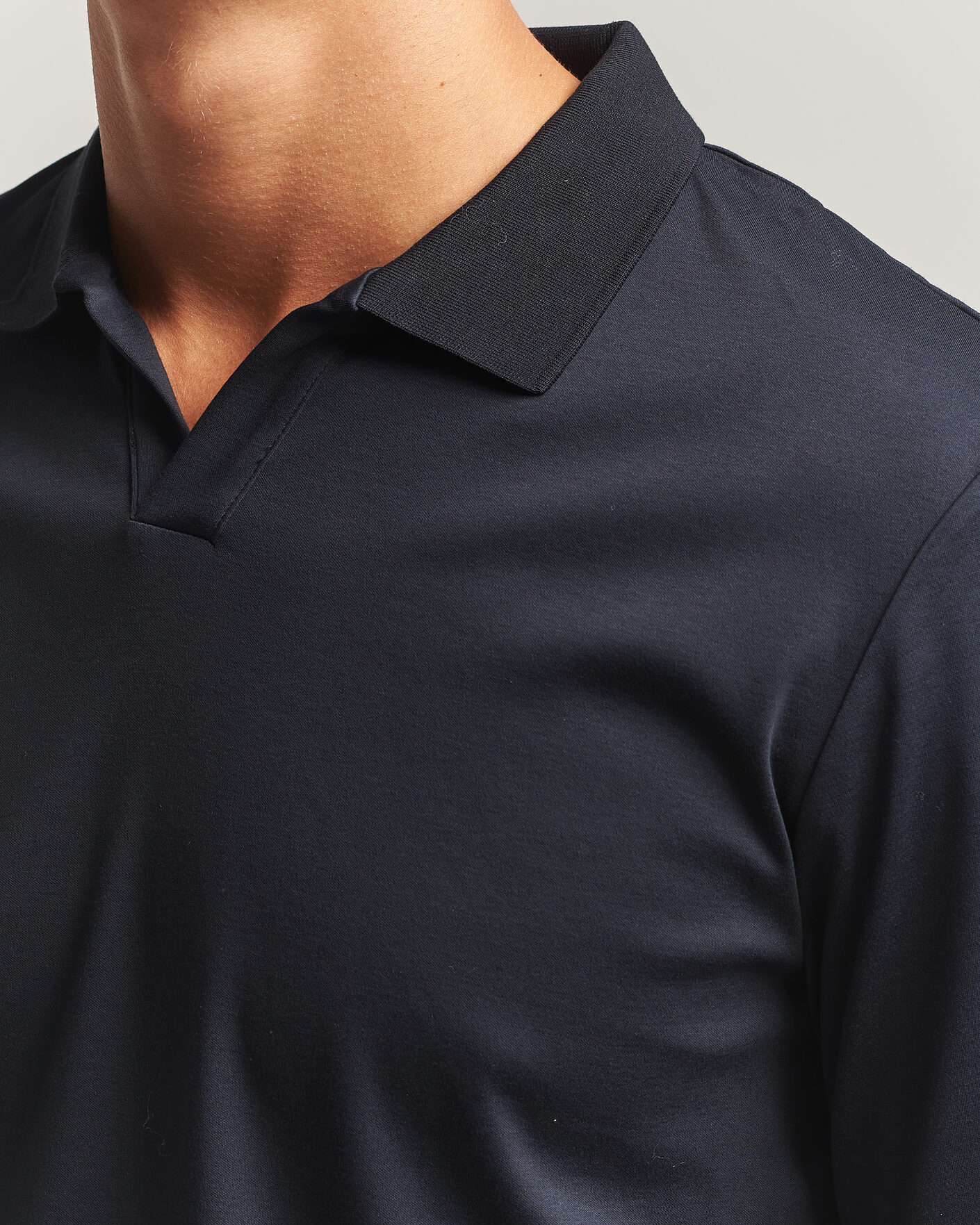 Homme | Polos | NN07 | Paul Long Sleeve Polo Deep Navy