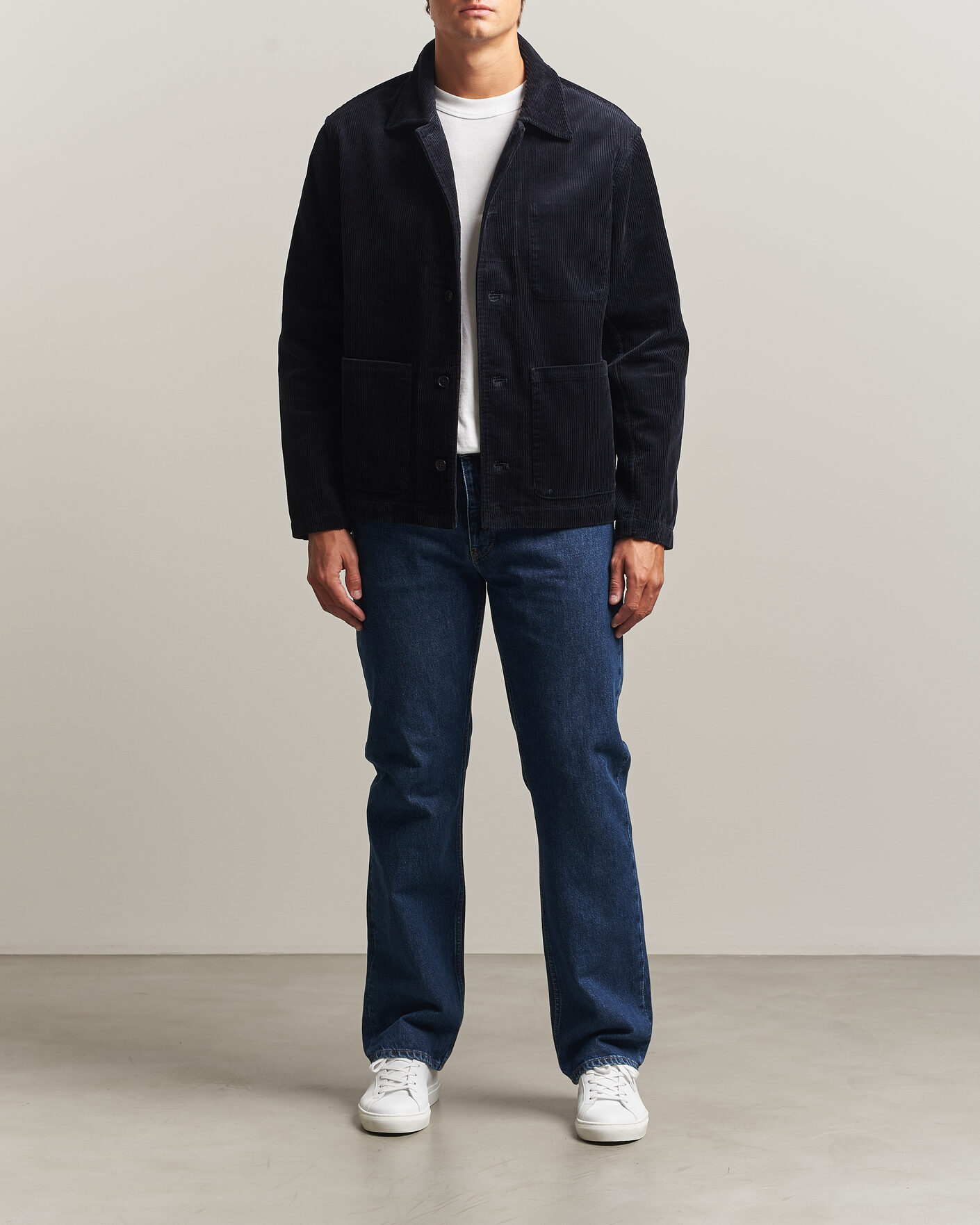 Heren | Overhemden | NN07 | Morgan Corduroy Overshirt Deep Navy