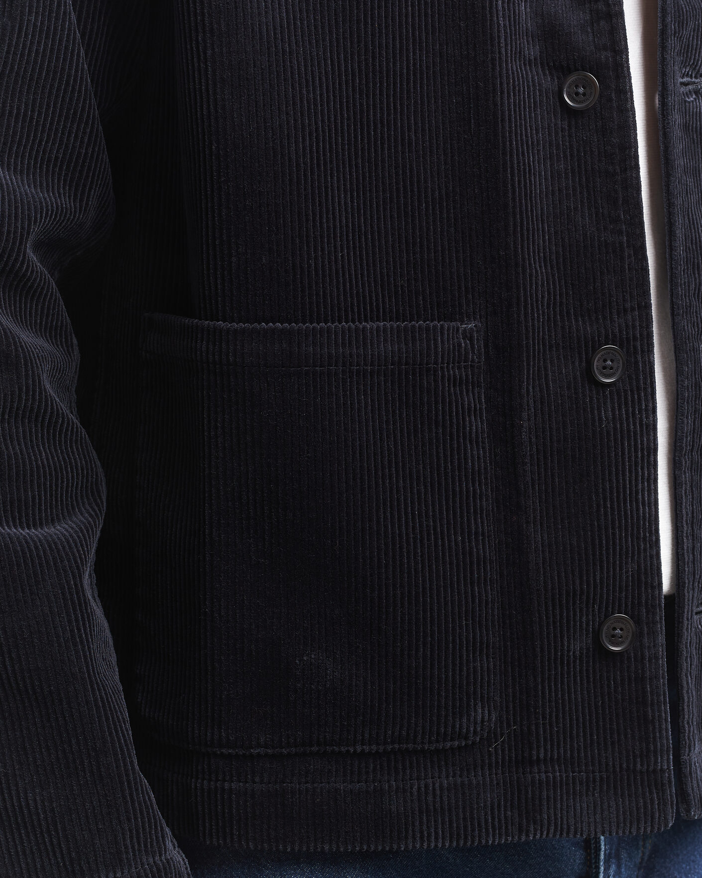 Heren | Overhemden | NN07 | Morgan Corduroy Overshirt Deep Navy