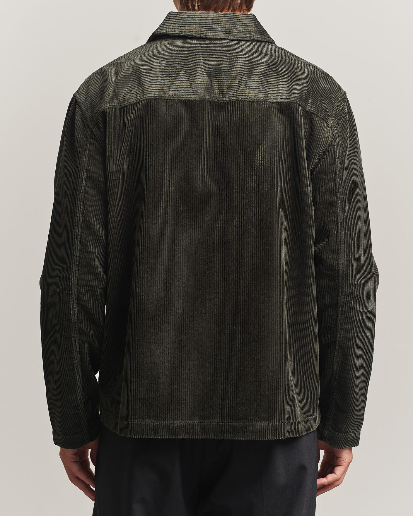 Homme | Chemises | NN07 | Morgan Corduroy Overshirt Dark Army