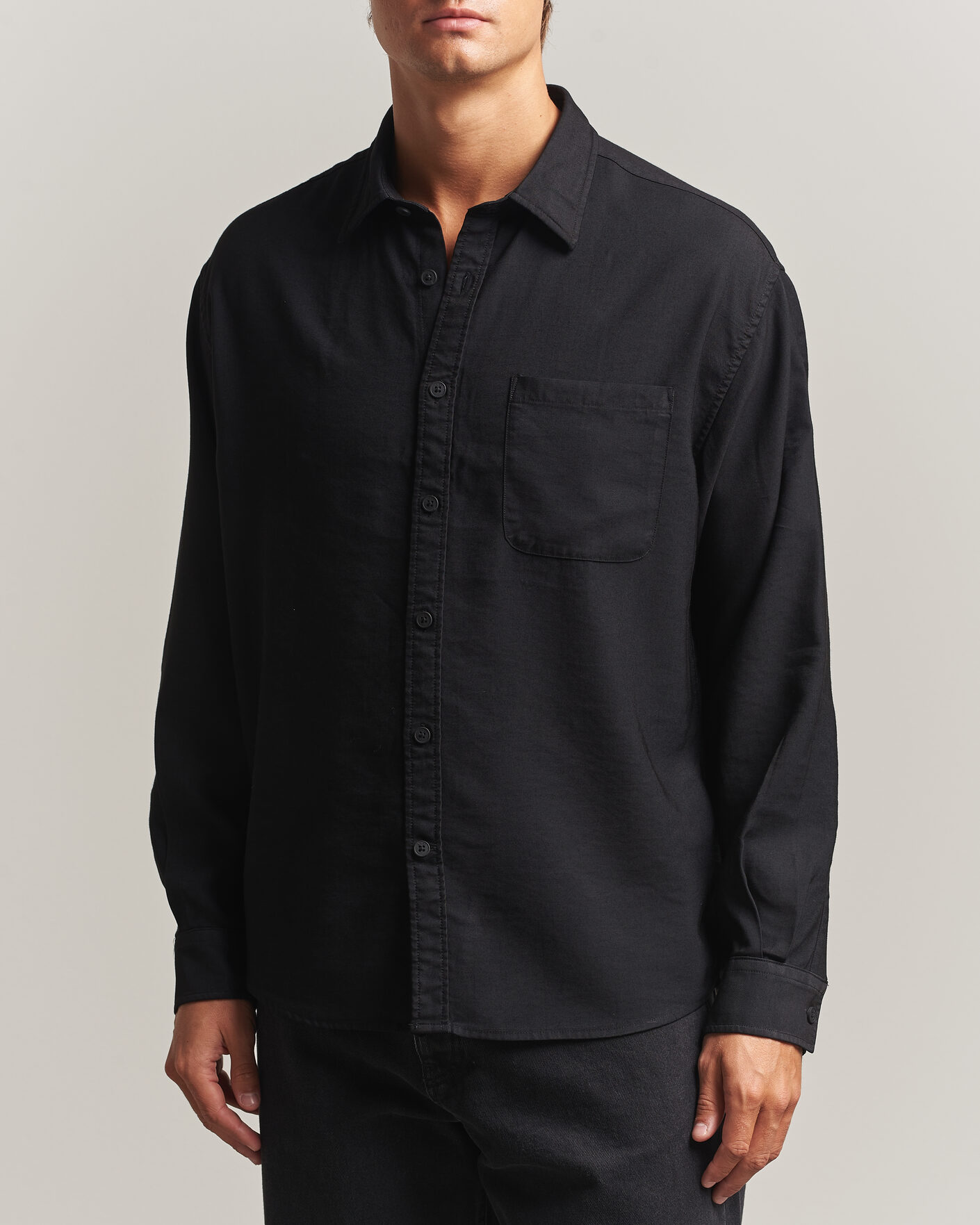Homme | Chemises | NN07 | Deon Viscose Shirt Black
