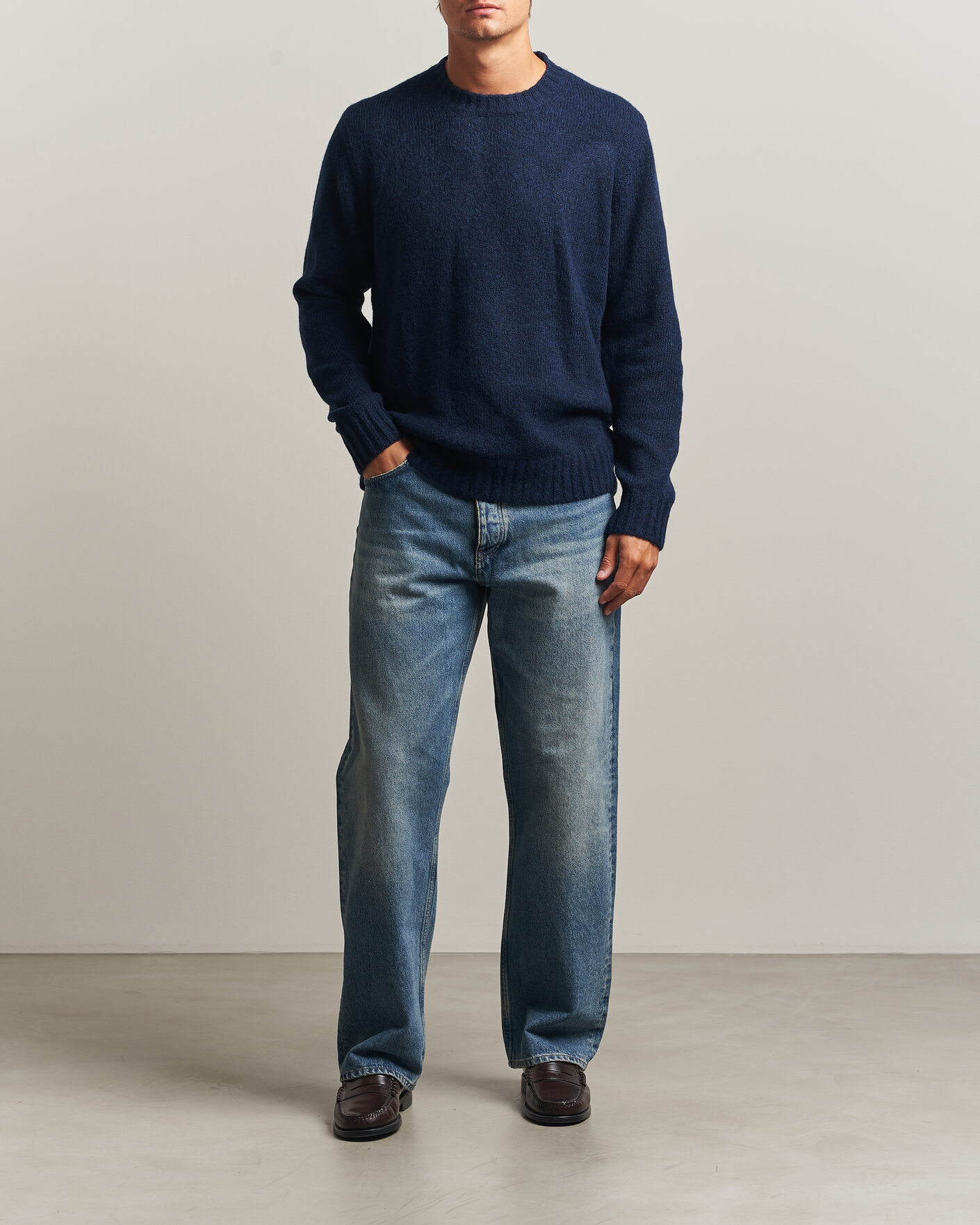Homme | Pulls Et Tricots | NN07 | Lee Wool Knitted Sweater Navy Blue
