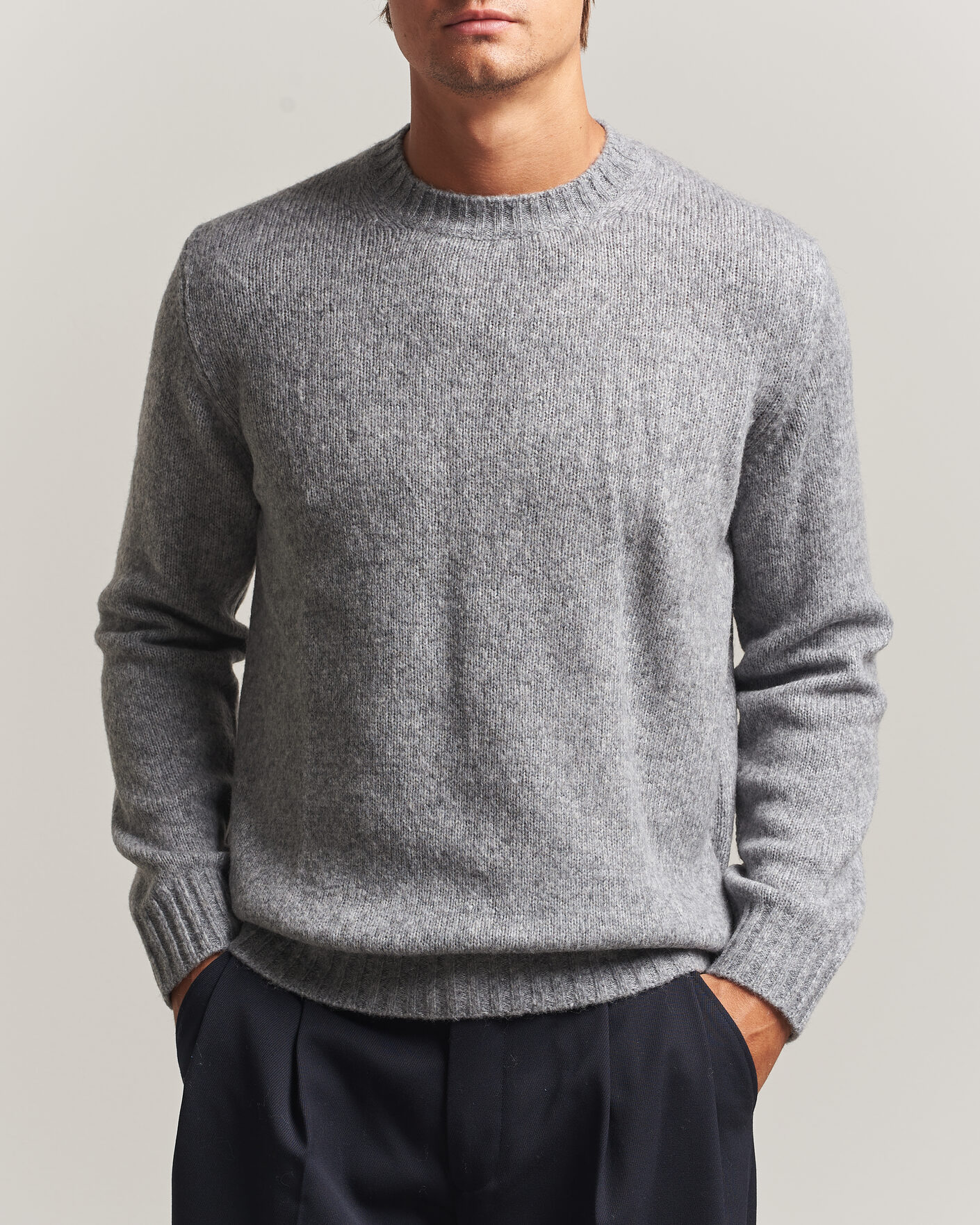Homme | Pulls Et Tricots | NN07 | Lee Wool Knitted Sweater Grey Melange