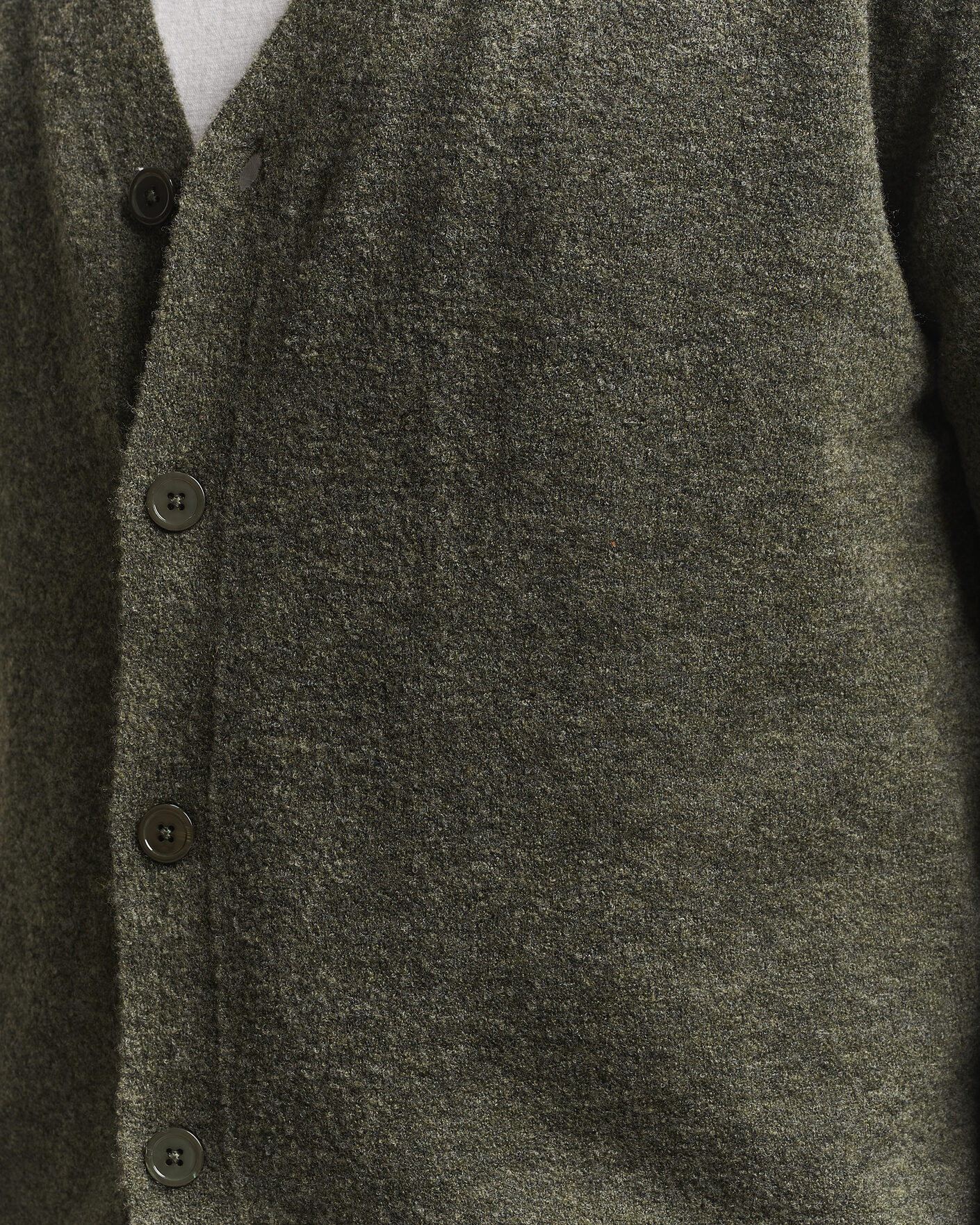 Homme | Pulls Et Tricots | NN07 | Gavin Brushed Wool Knitted Cardigan Dark Army
