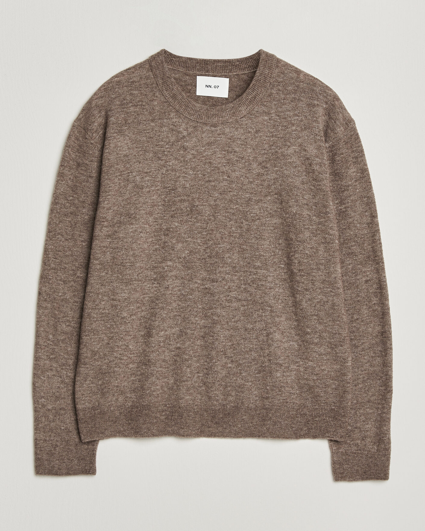 Heren | Truien | NN07 | Gavin Brushed Wool Knitted Sweater Desert Clay