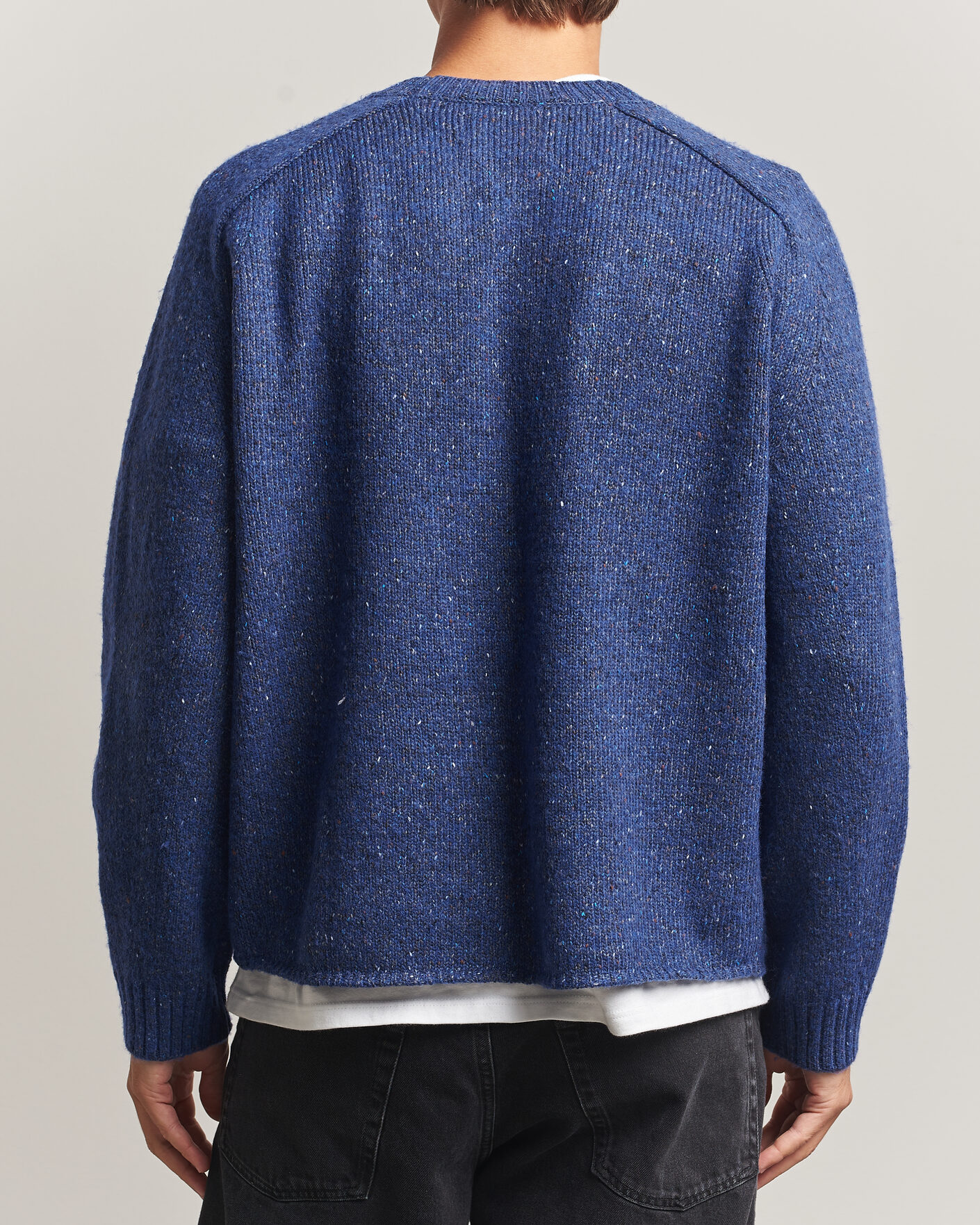Heren | Truien | NN07 | Jim Neps Wool Knitted Sweater Blue Ignition