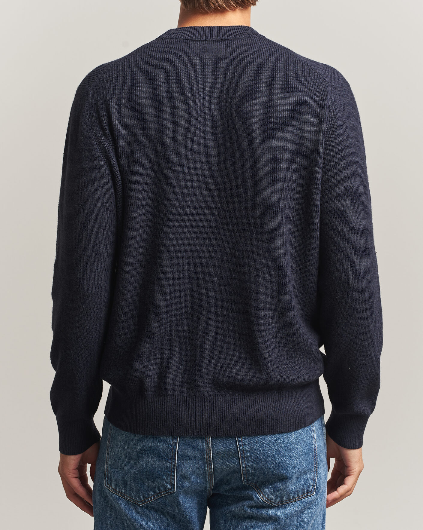 Homme | Pulls Et Tricots | NN07 | Hope Cotton/Cashmere Rib Knitted Sweater Navy