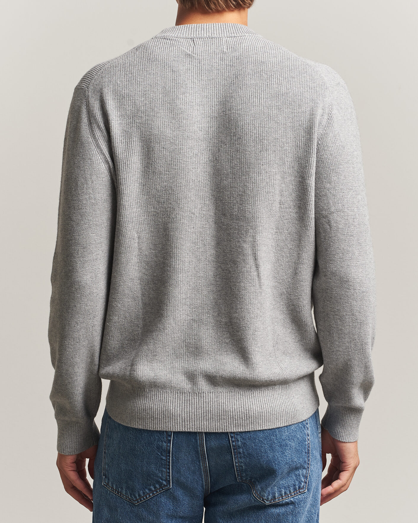 Homme | Pulls Et Tricots | NN07 | Hope Cotton/Cashmere Rib Knitted Sweater Grey