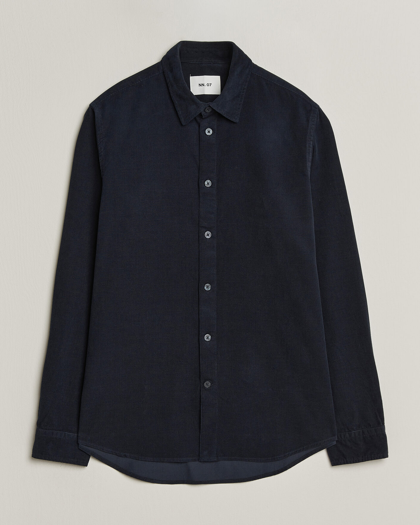 Homme | Chemises | NN07 | Asher Baby Cord Shirt Navy Blue
