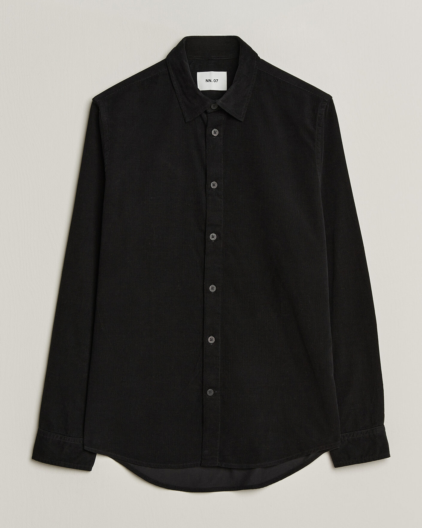 Homme | Chemises | NN07 | Asher Baby Cord Shirt Black