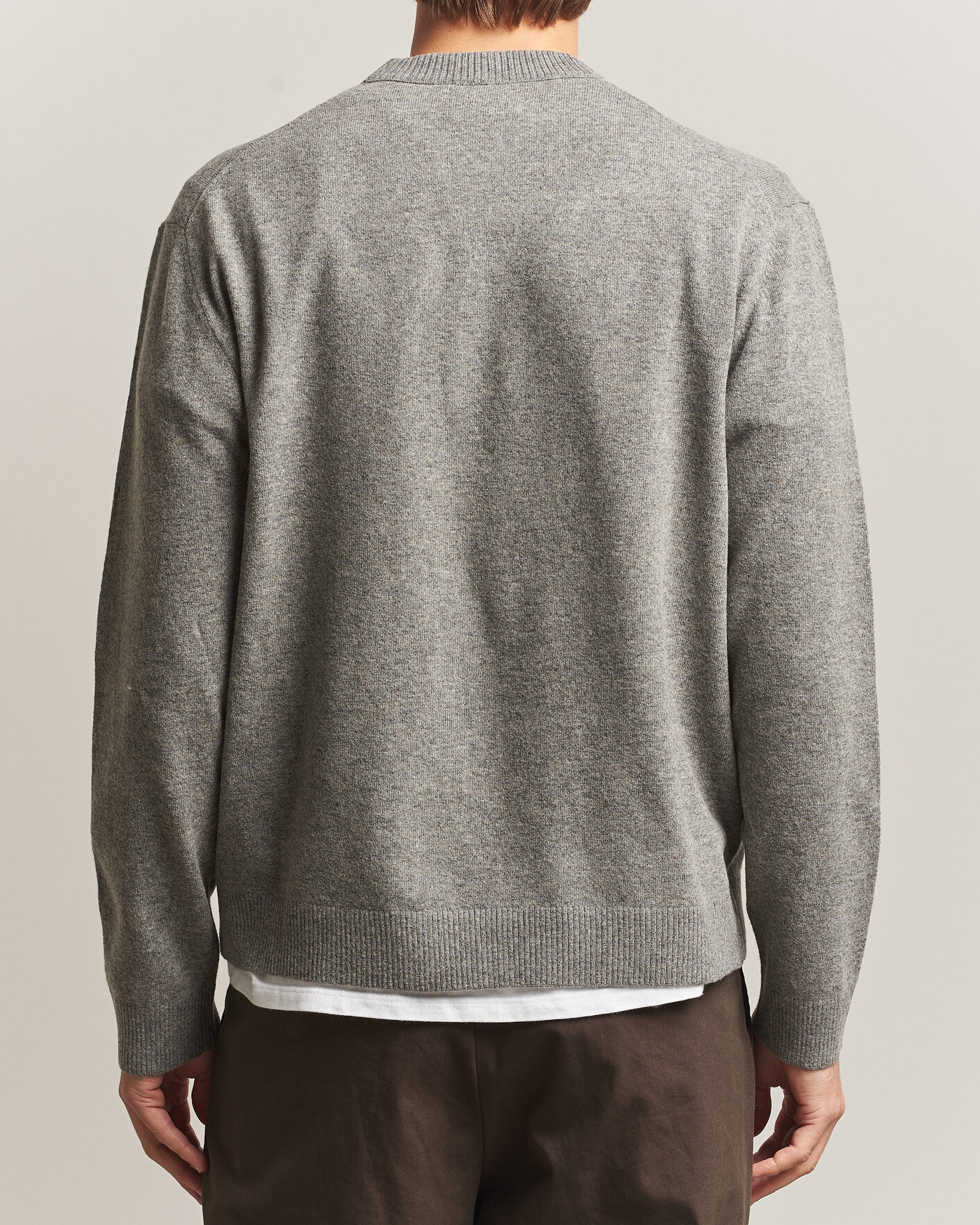 Homme | Pulls Et Tricots | NN07 | Raz Lambswool Knitted Sweater Grey Melange
