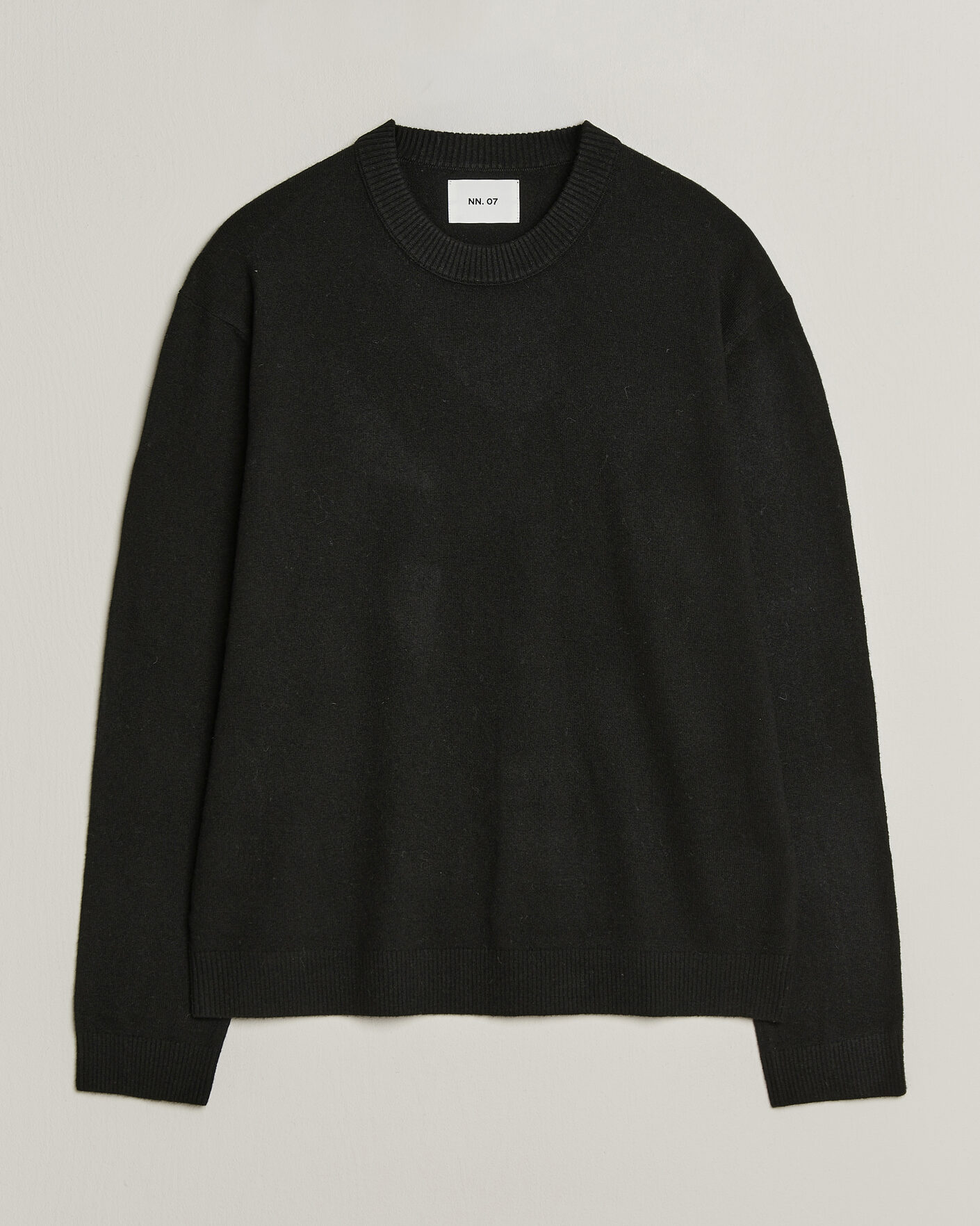 Heren | Truien | NN07 | Raz Lambswool Knitted Sweater Black