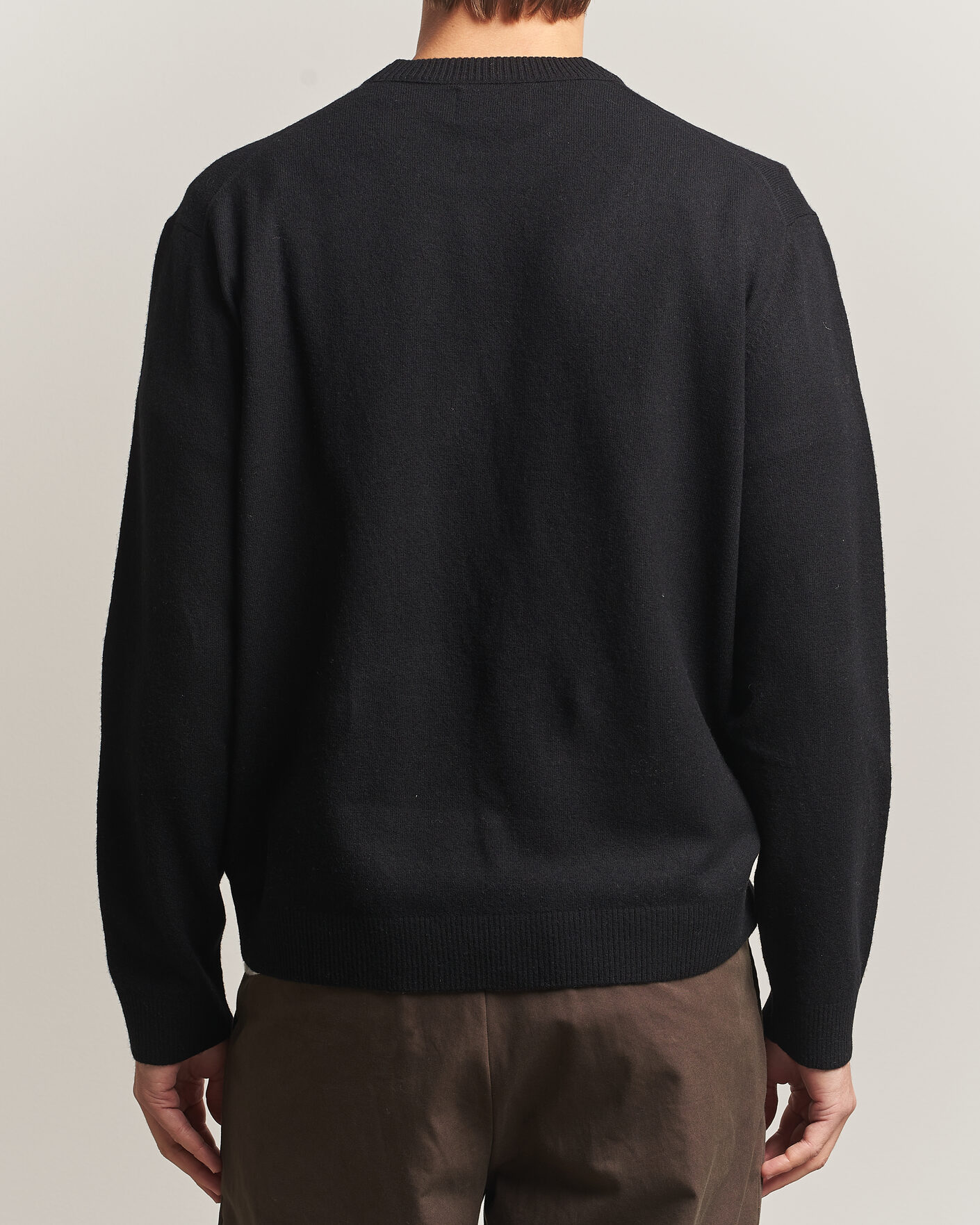 Heren | Truien | NN07 | Raz Lambswool Knitted Sweater Black