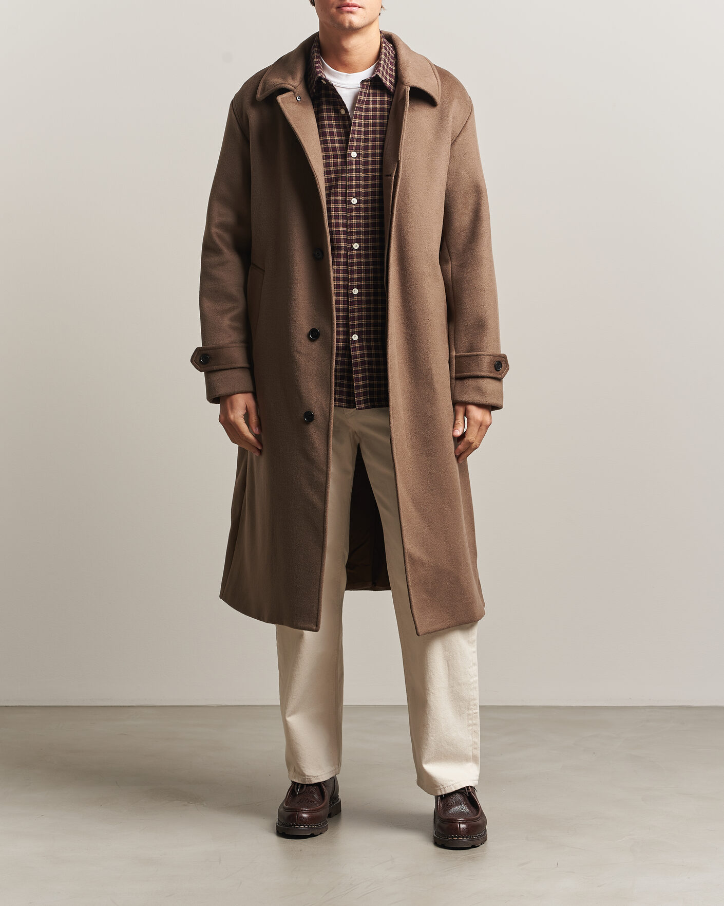 Homme | Manteaux Et Vestes | NN07 | Gibson Wool/Cashmere Coat Desert Clay