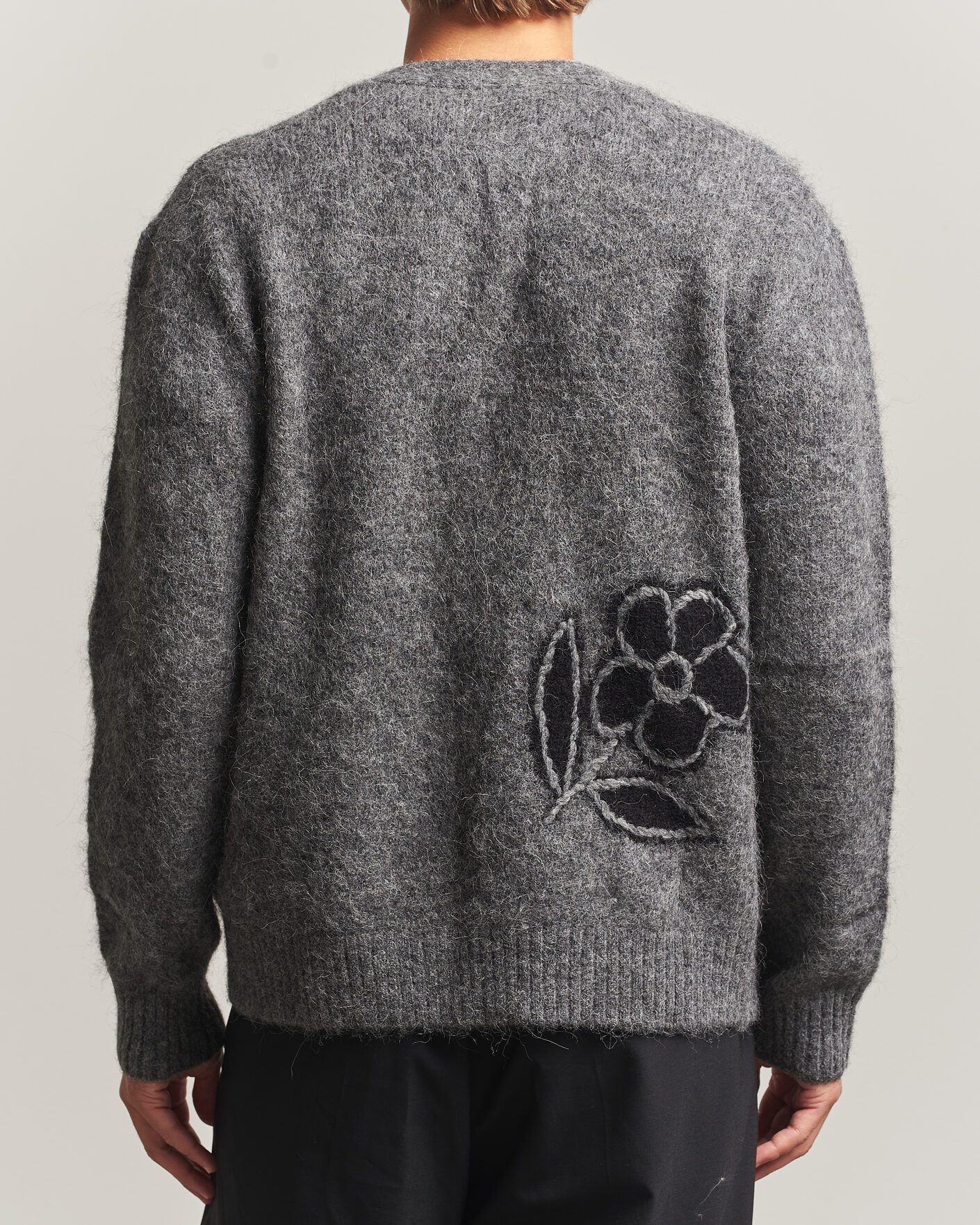 Homme | Pulls Et Tricots | NN07 | Kyle Alpaca Knitted Cardigan Dark Grey Melange