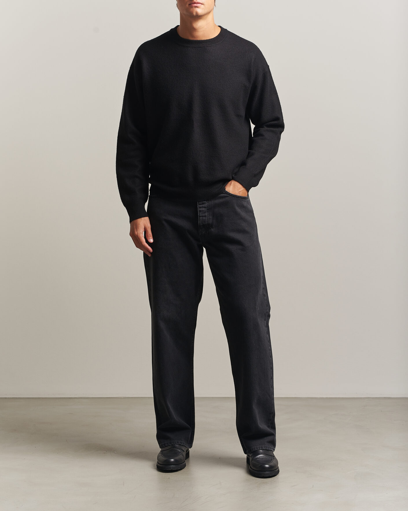 Homme | Pulls Et Tricots | NN07 | Jasper Soft Boiled Wool Sweater Black