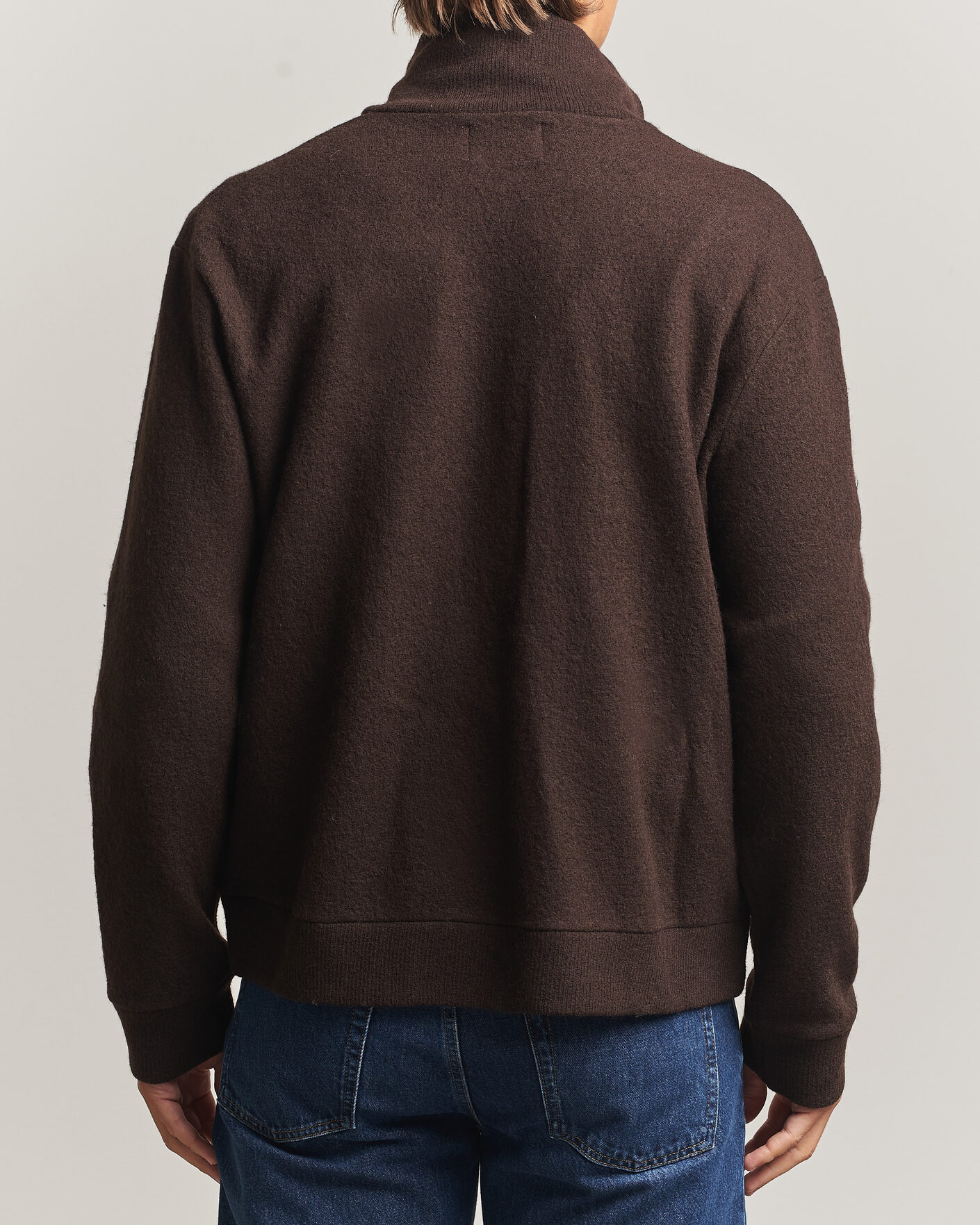 Homme | Pulls Et Tricots | NN07 | Soft Boiled Wool Full Zip Deep Truffle