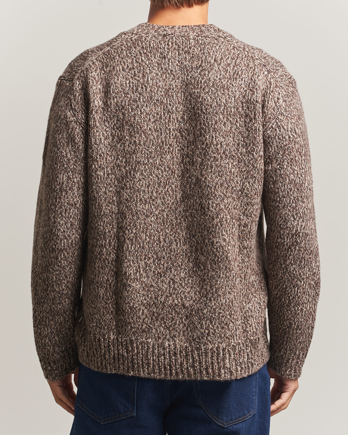 Homme | Pulls Et Tricots | NN07 | Flint Wool Knitted V-Neck Deep Truffle