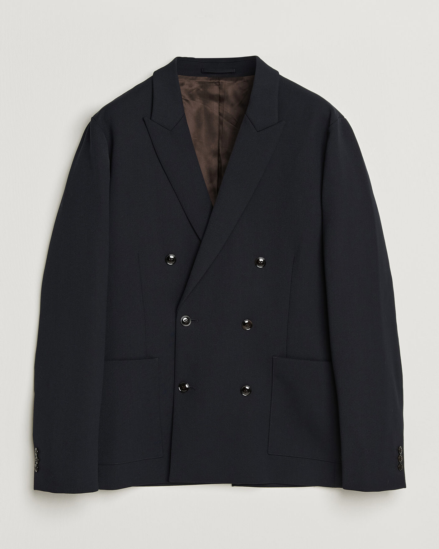 Heren | Blazers | NN07 | Jordin Wool Double Breasted Blazer Deep Navy