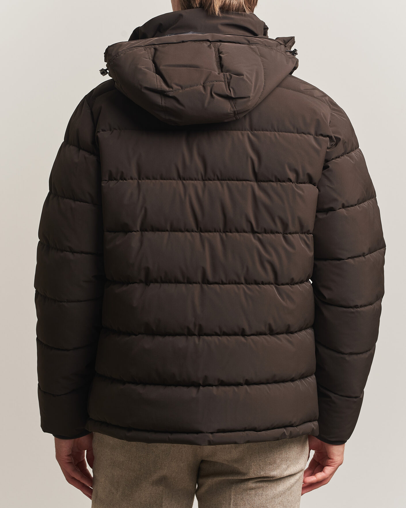 Homme | Manteaux Et Vestes | Oscar Jacobson | Hooded Puffer Jacket Brown
