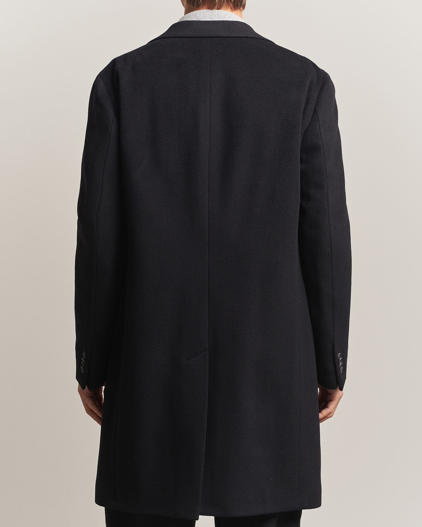 Homme | Manteaux Et Vestes | Oscar Jacobson | Sergio Wool Coat Black