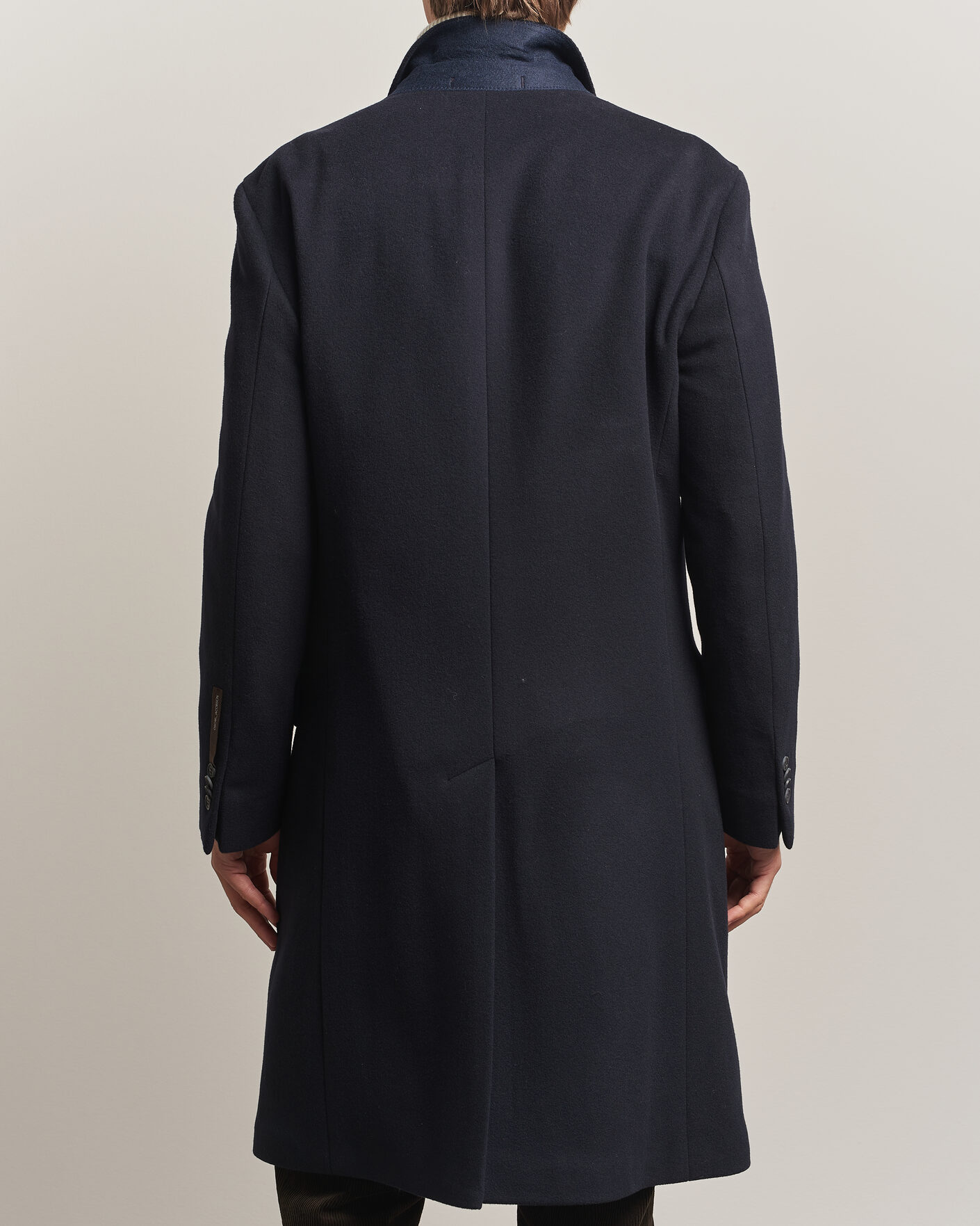 Homme | Manteaux Et Vestes | Oscar Jacobson | Sicily Double Breasted Wool Coat Navy