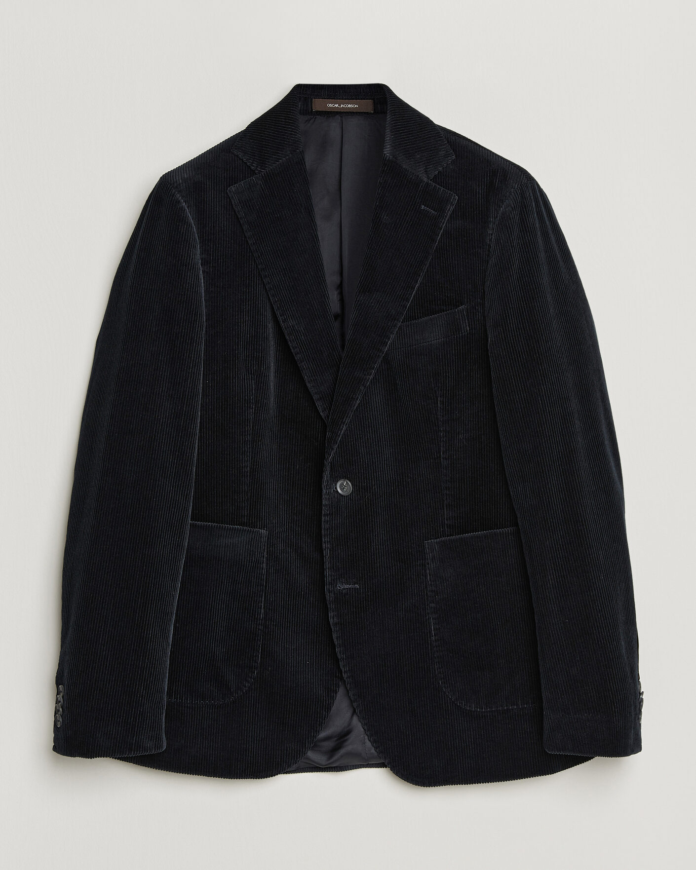 Heren | Blazers | Oscar Jacobson | Fogerty Patch Pocket Cord Blazer Navy