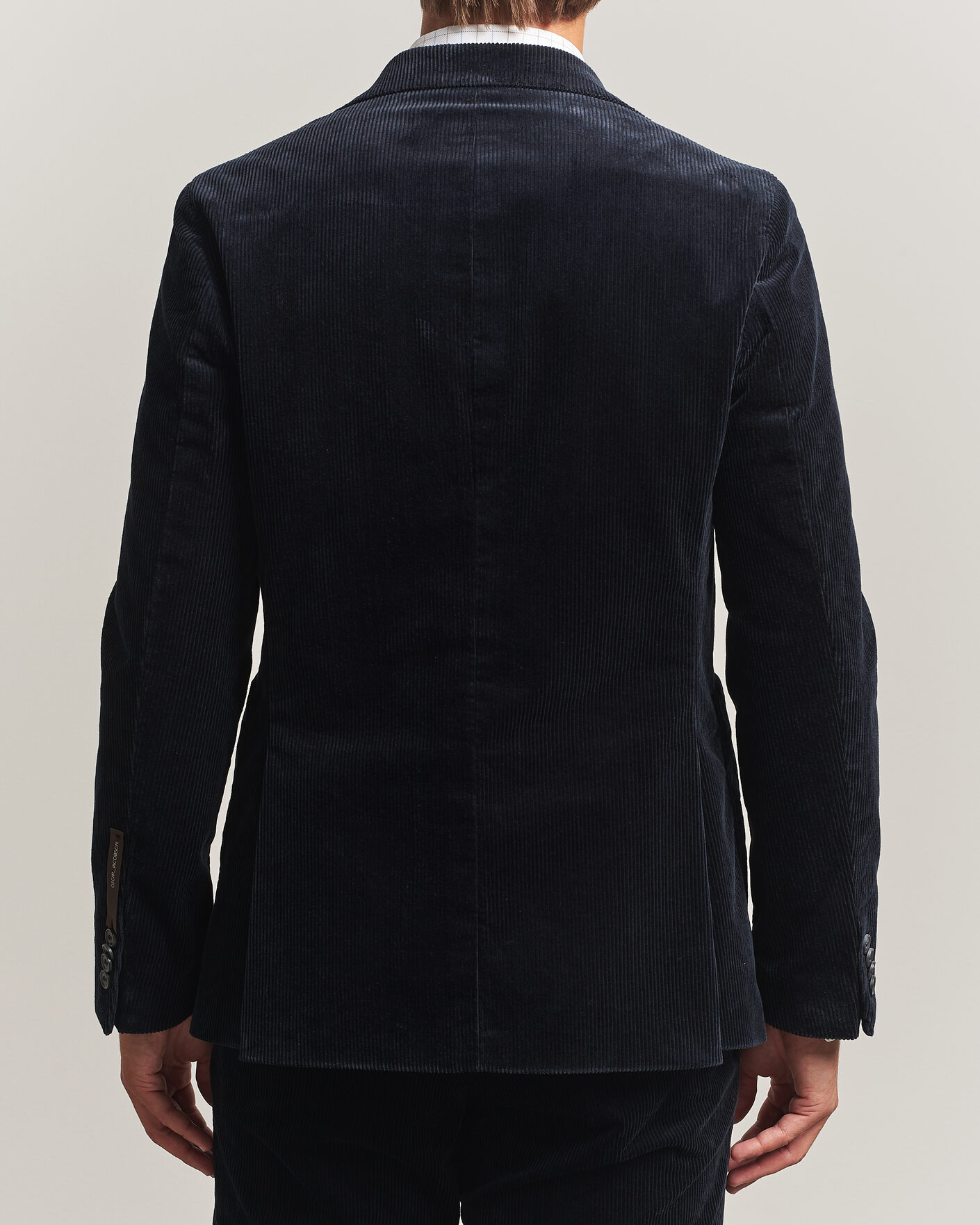 Heren | Blazers | Oscar Jacobson | Fogerty Patch Pocket Cord Blazer Navy