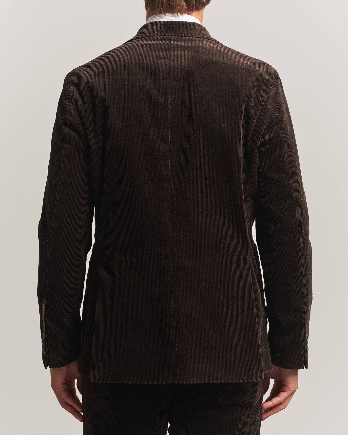 Homme | Blazers | Oscar Jacobson | Fogerty Patch Pocket Cord Blazer Dark Brown