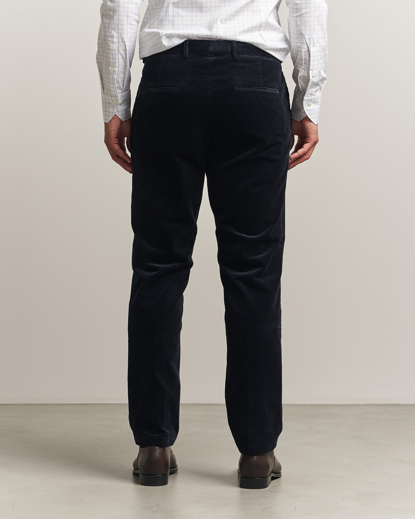 Homme | Pantalons | Oscar Jacobson | Dandy Corduroy Trousers Navy