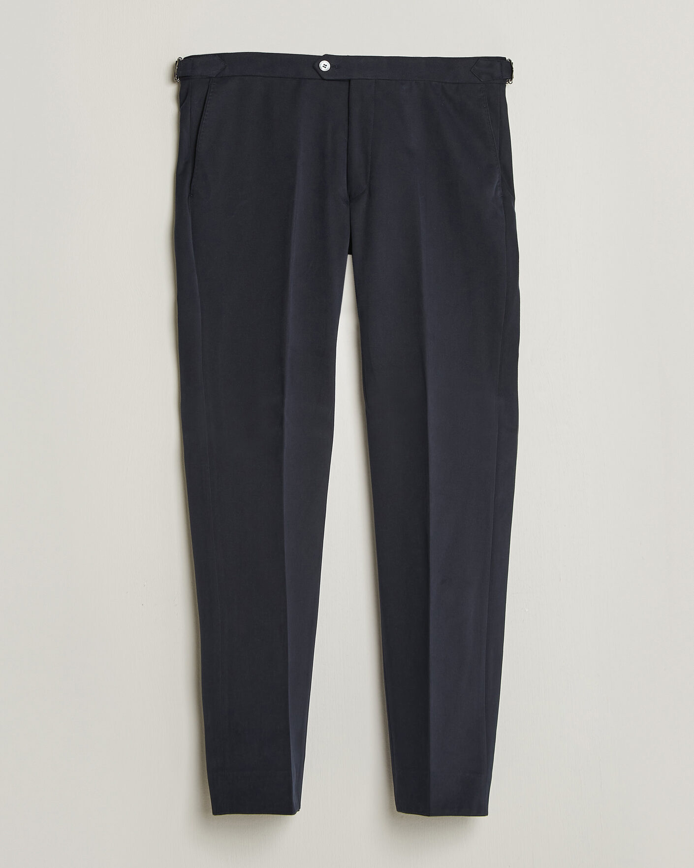 Heren | Broeken | Oscar Jacobson | Dandy Brushed Cotton Trousers Blue