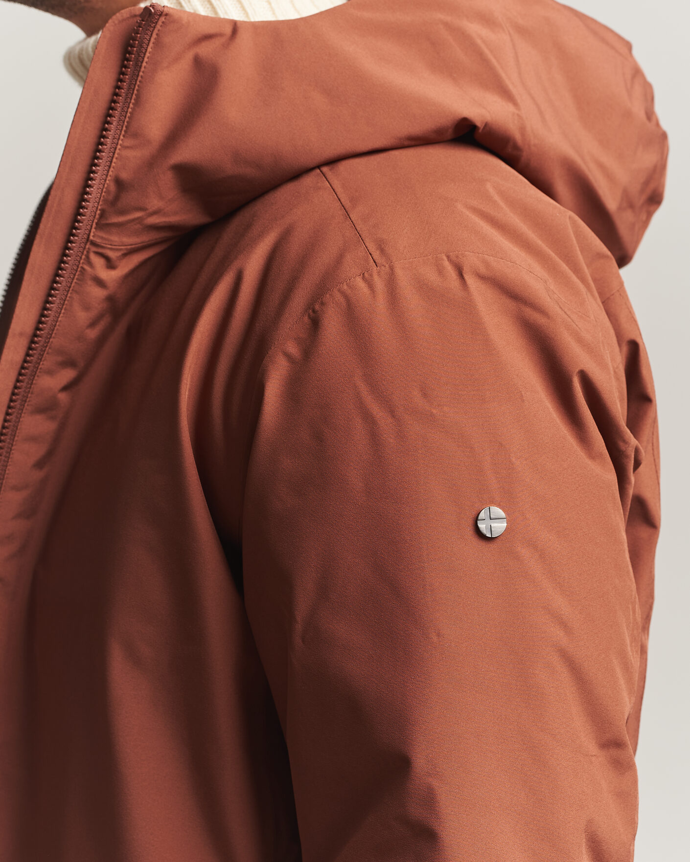 Homme | Manteaux Et Vestes | Scandinavian Edition | Nimbus Padded Hood Jacket Red Clay