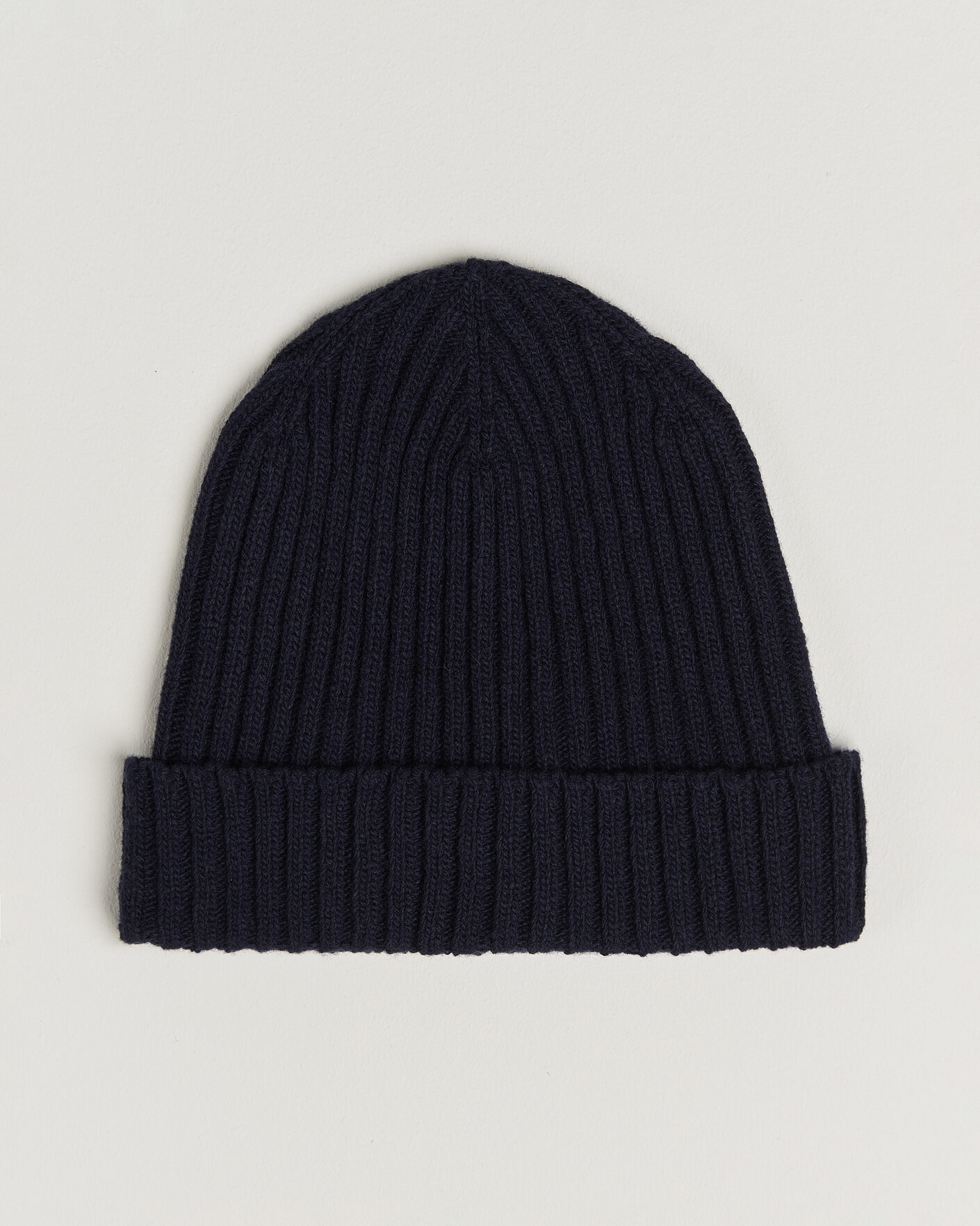 Homme | Bonnets | Stenströms | Brushed Merino Beanie  Navy