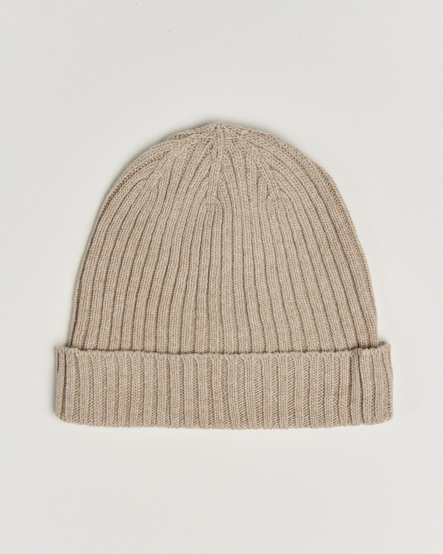 Homme | Bonnets | Stenströms | Brushed Merino Beanie  Beige