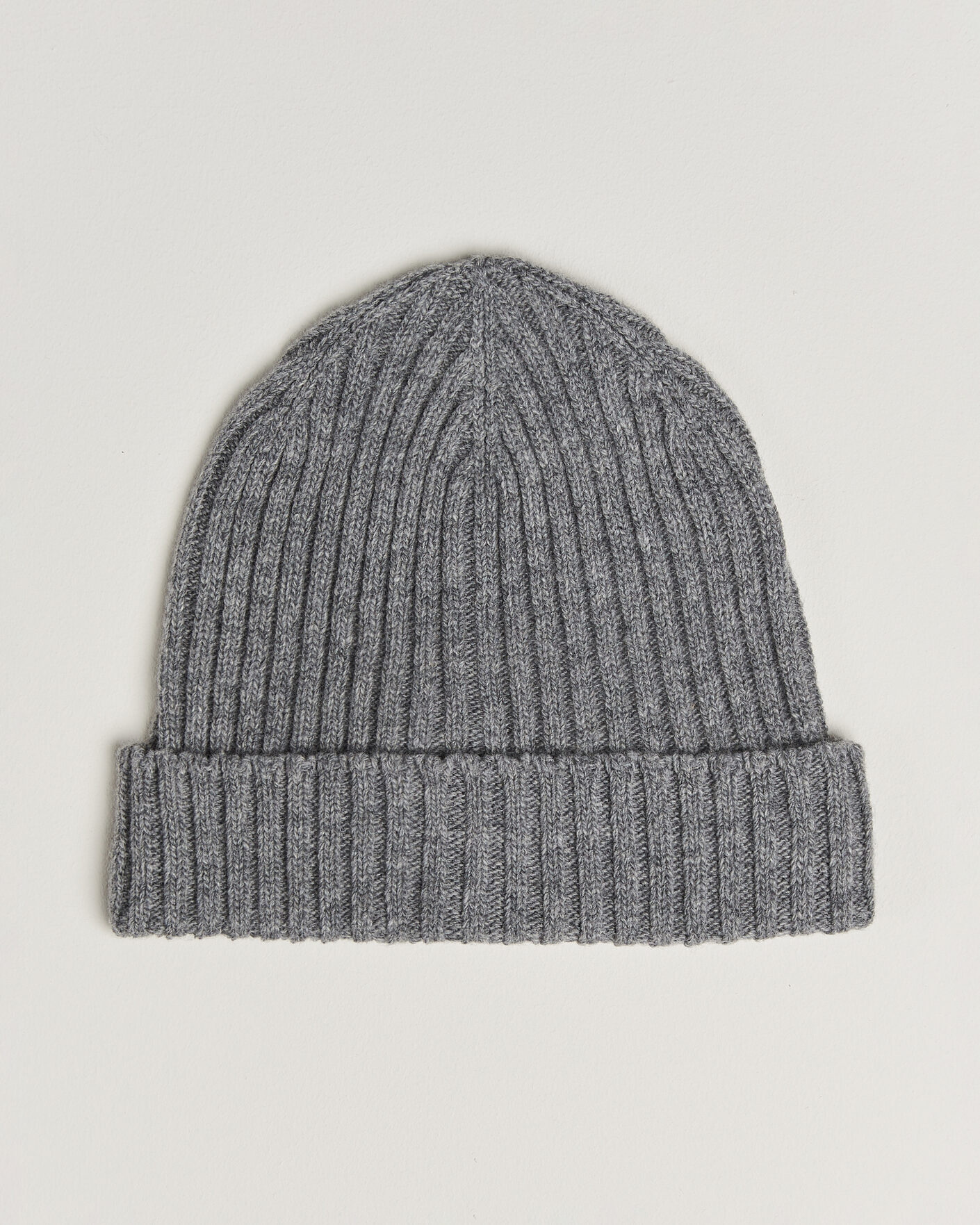 Heren | Mutsen | Stenströms | Brushed Merino Beanie Grey