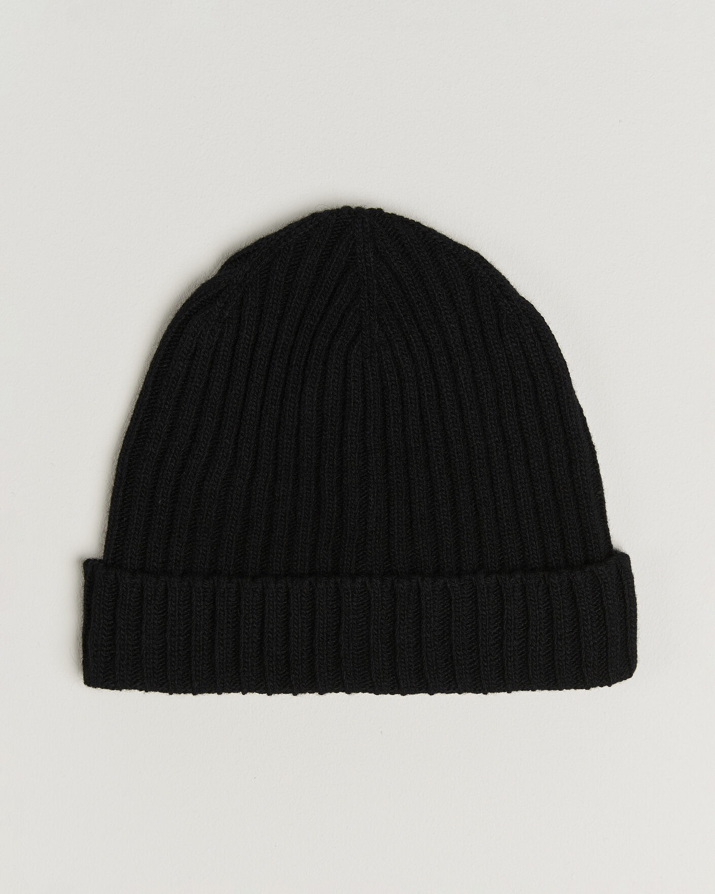 Homme | Bonnets | Stenströms | Brushed Merino Beanie  Black