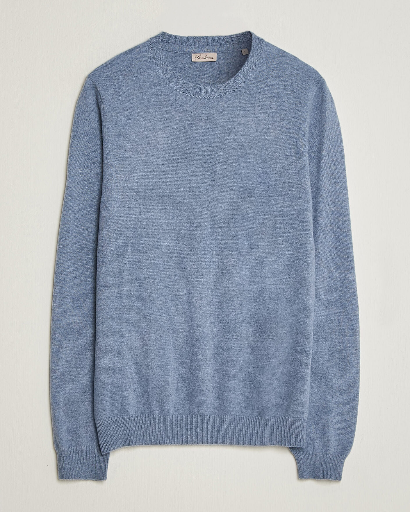 Homme | Pulls Et Tricots | Stenströms | Cashmere Crewneck Light Blue