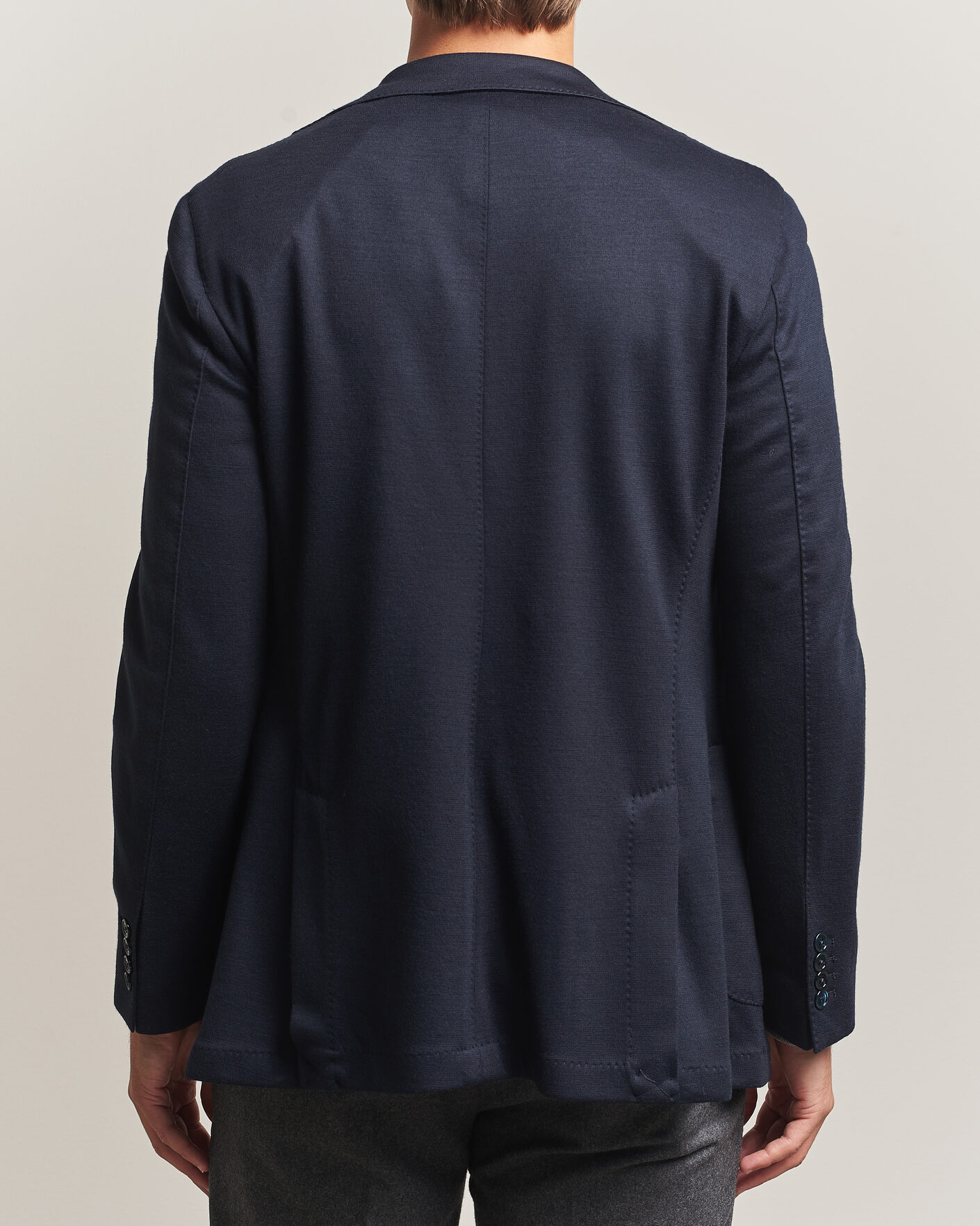 Homme | Blazers | Stenströms | Wool Jersey Blazer Navy