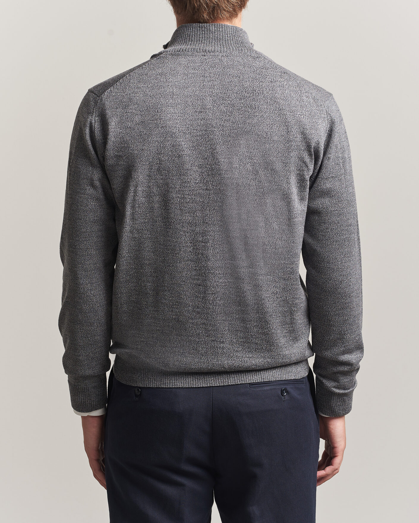 Homme | Pulls Et Tricots | Stenströms | Merino Full Zip Grey