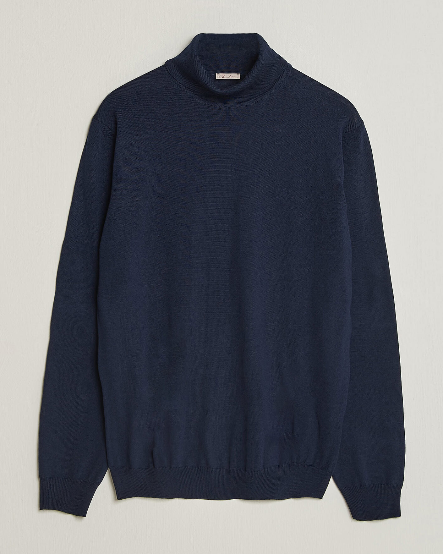 Heren | Truien | Stenströms | Merino Rollneck Navy