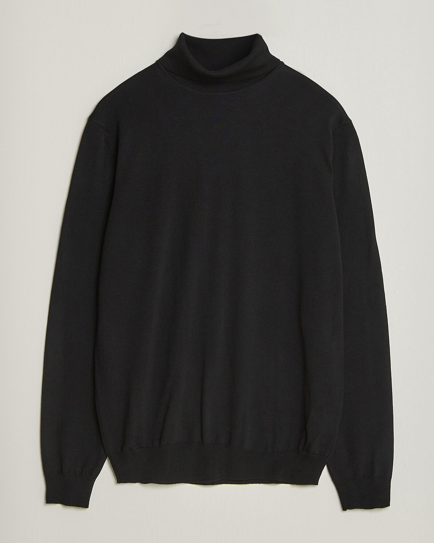 Homme | Pulls Et Tricots | Stenströms | Merino Rollneck Black