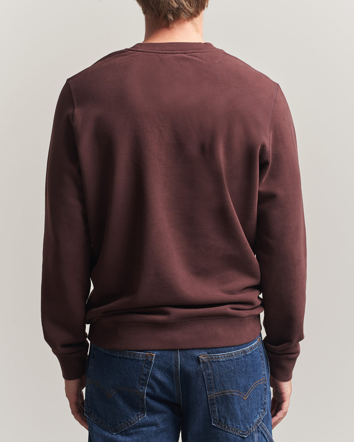 Homme | Pulls Et Tricots | Sunspel | Loopback Sweatshirt Dark Brown