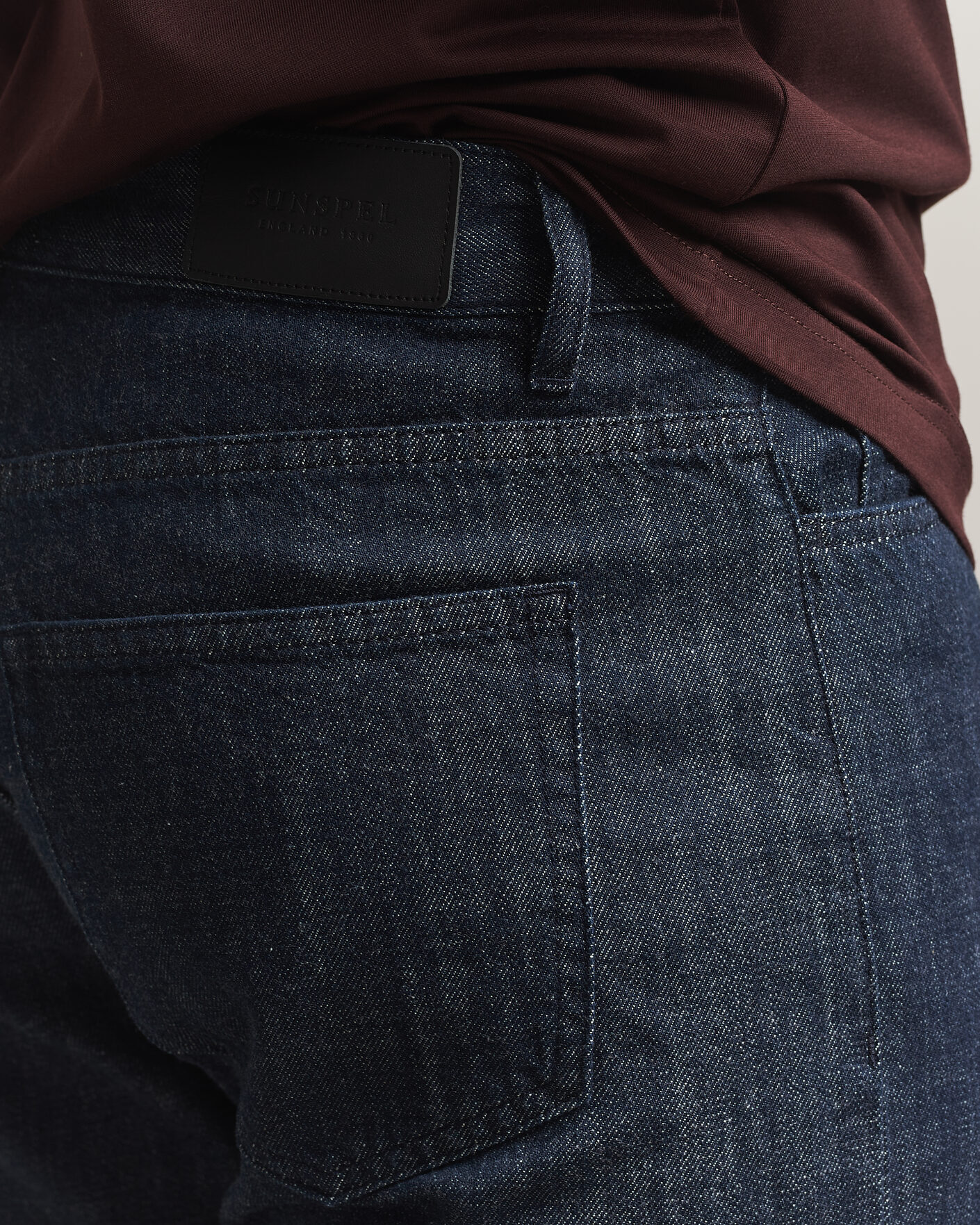 Homme | Jeans | Sunspel | Japanese Denim Jeans Blue