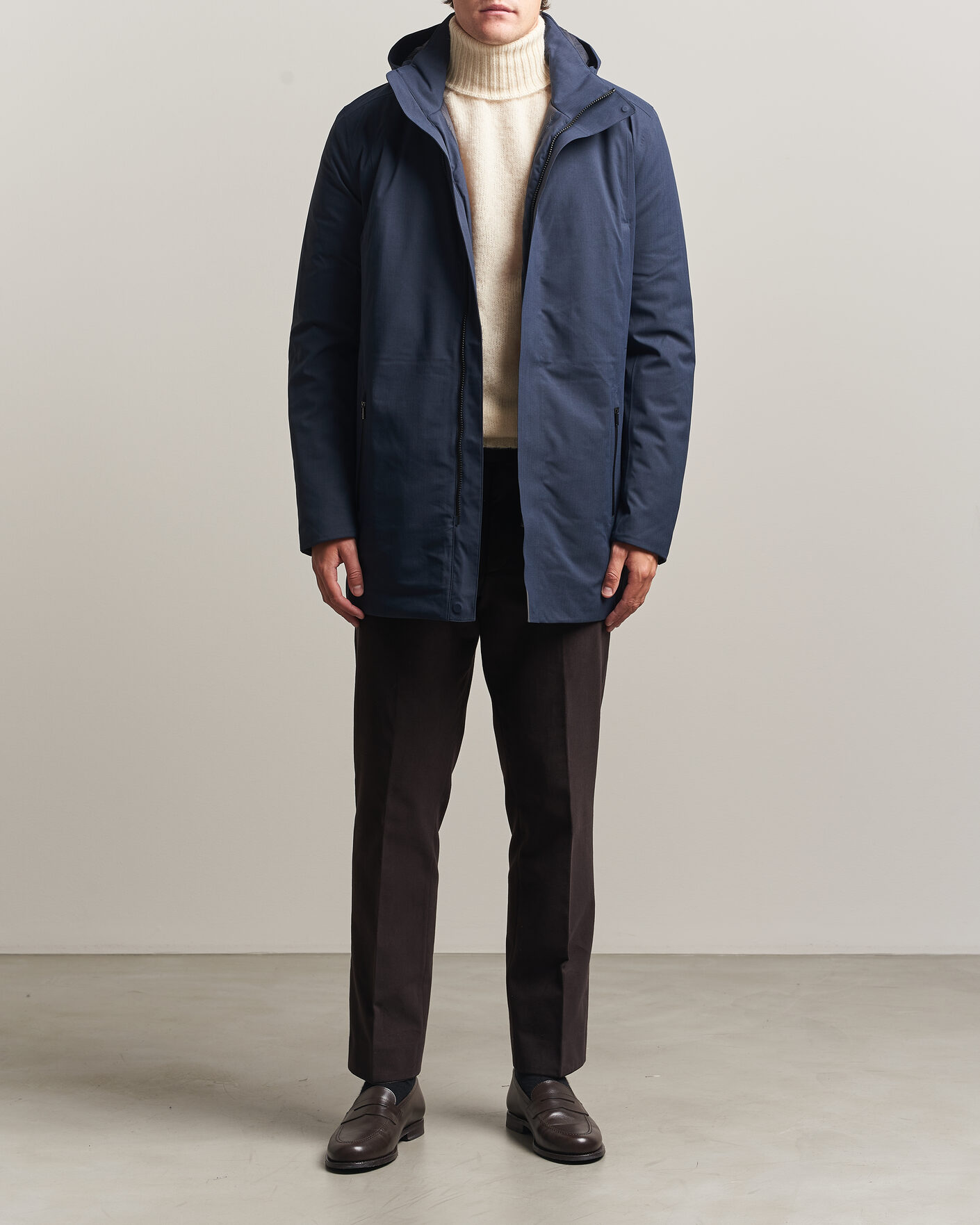 Homme | Manteaux Et Vestes | UBR | Regulator Herringbone Parka Navy
