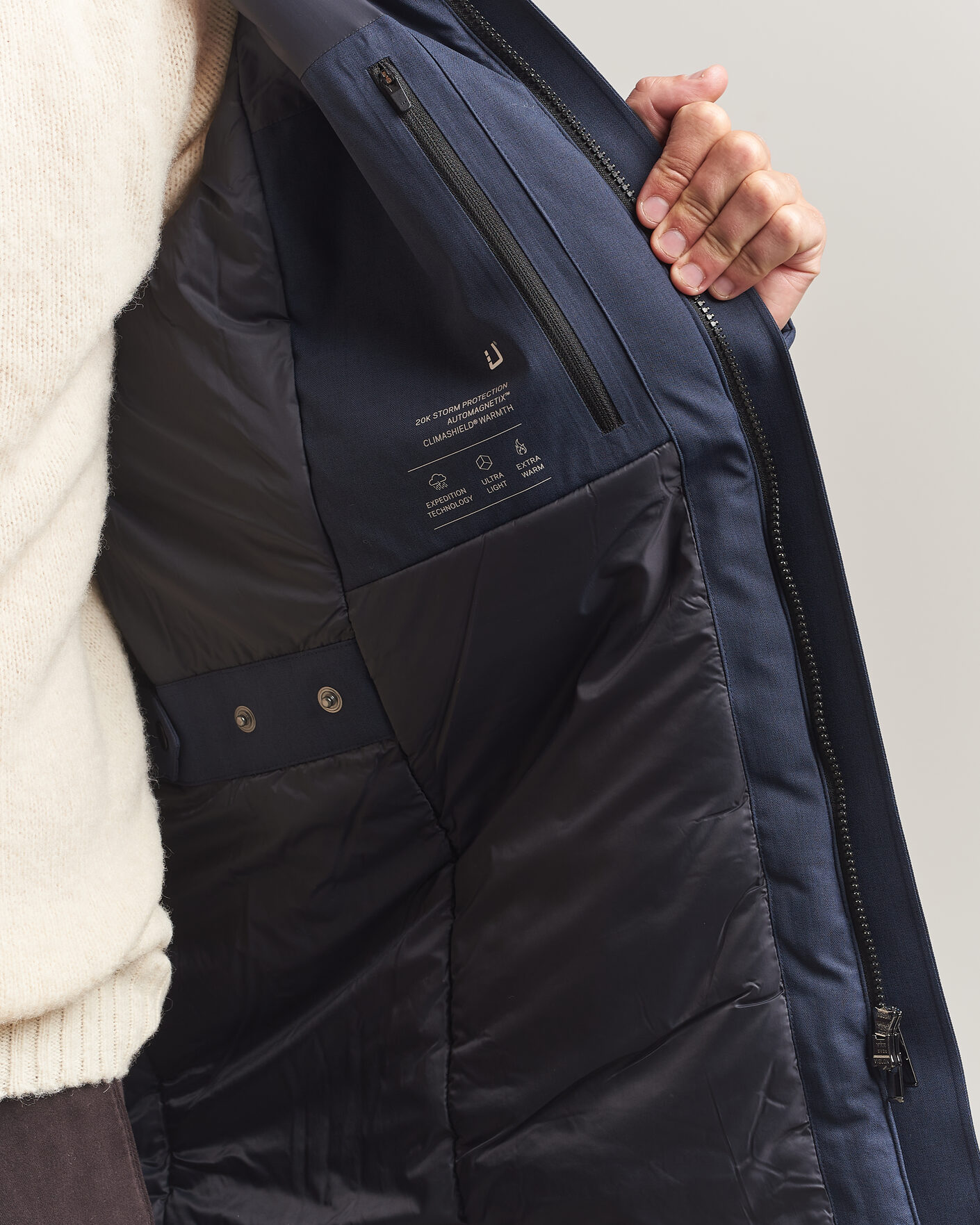 Homme | Manteaux Et Vestes | UBR | Regulator Herringbone Parka Navy