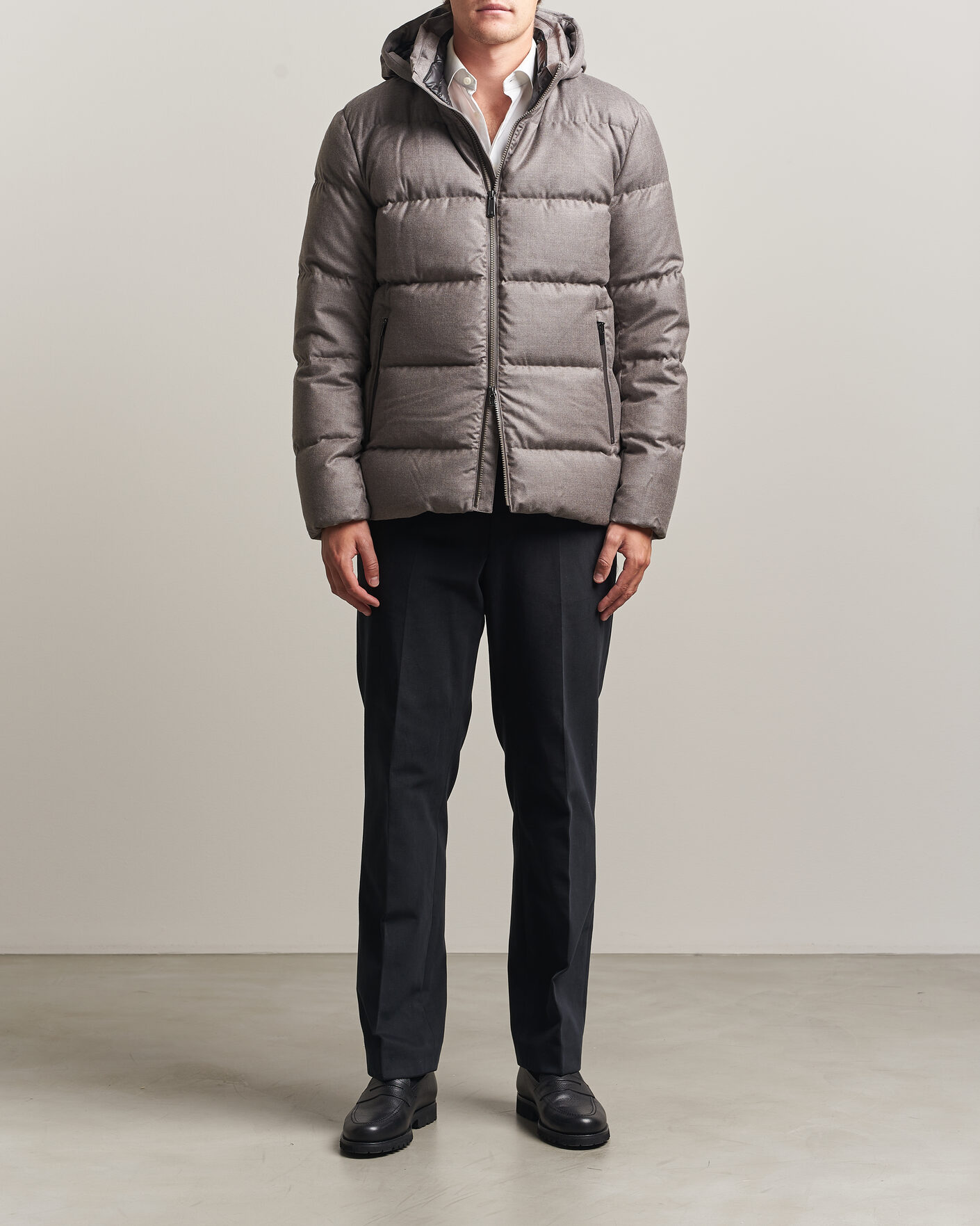 Homme | Manteaux Et Vestes | UBR | Concord Jacket Savile Grey Melange Wool