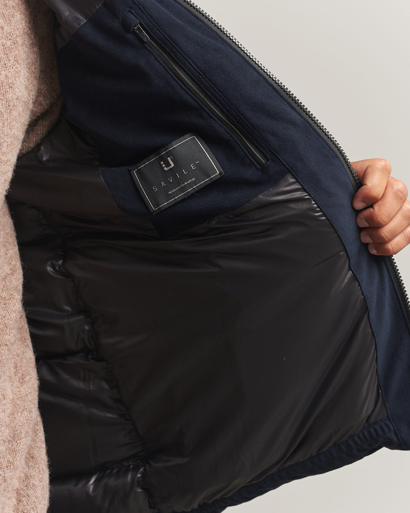 Homme | Manteaux Et Vestes | UBR | Concord Jacket Savile Neo Suede Navy