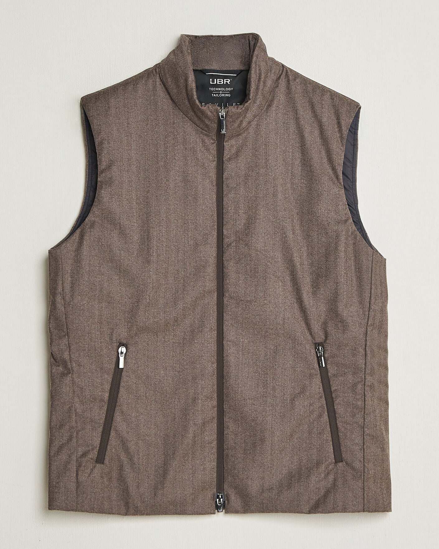 Homme | Gilets | UBR | Raptor Lightweight Vest Savile Brown Herringbone